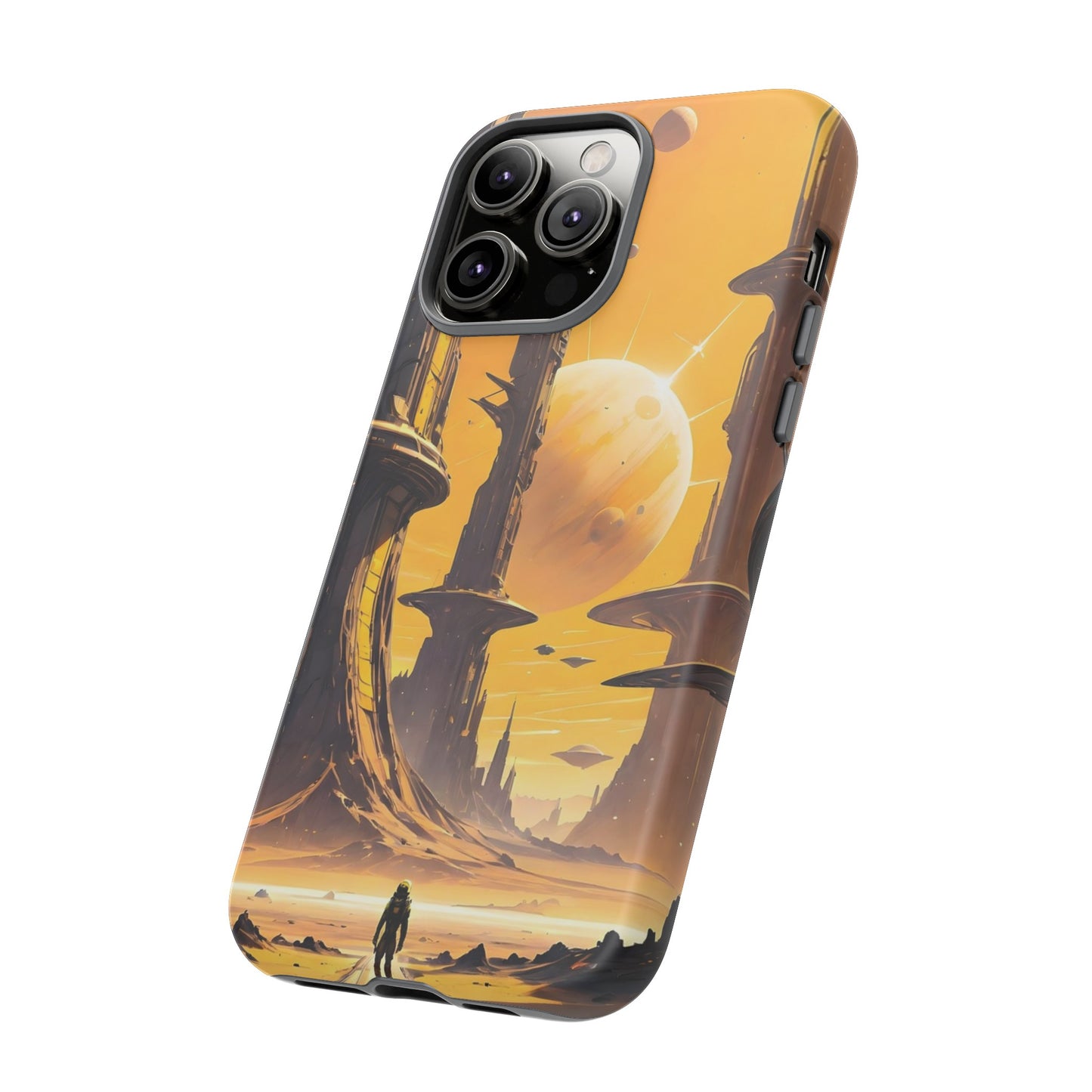 Distant Planets Sci Fi Wallpaper Phone Case | iPhone 15 Plus/ Pro, 14, 13, 12| Google Pixel 7, Pro, 5| Samsung Galaxy S23 All Major Phone Models