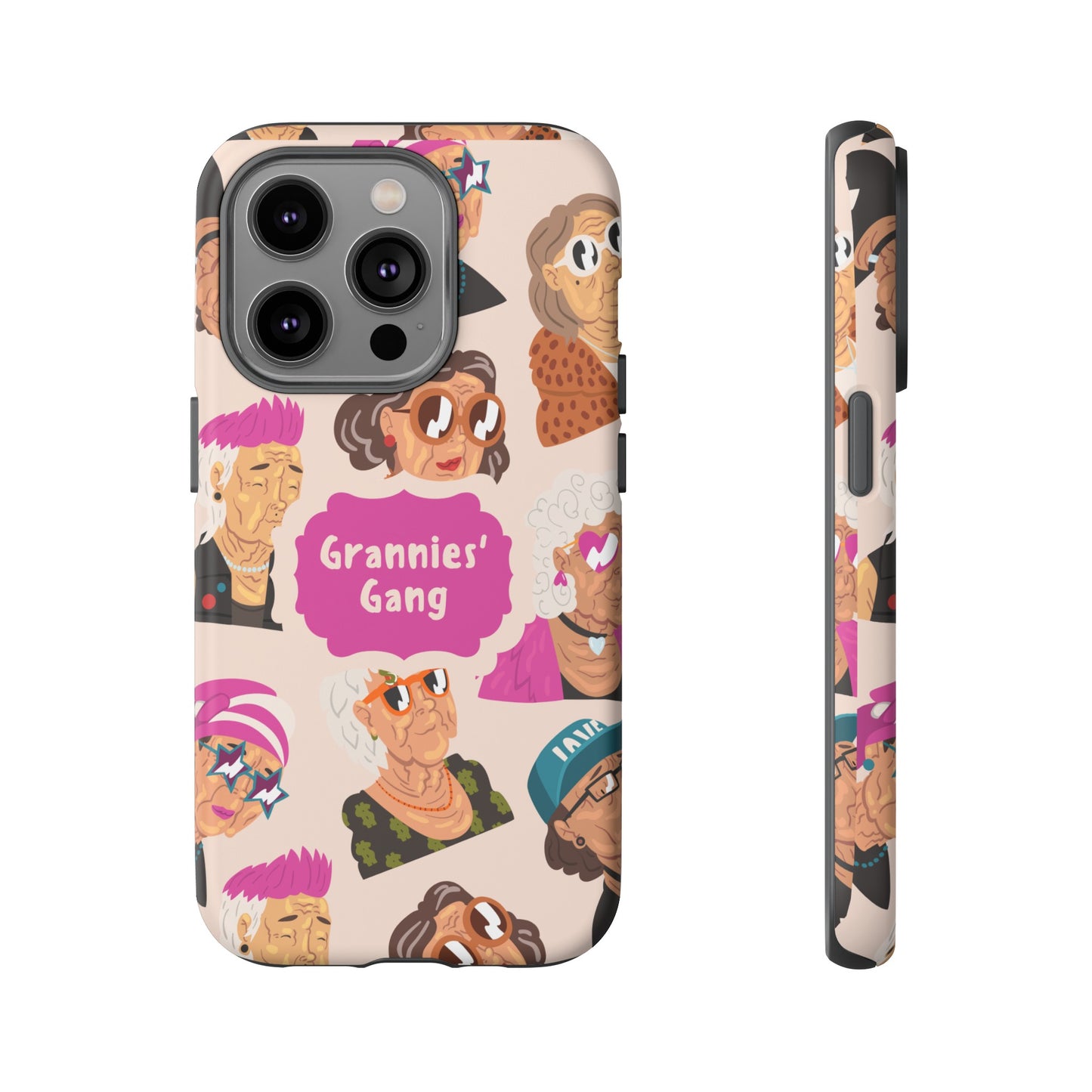 Grannies' Gang Wallpaper Phone Case | iPhone 15 Plus/ Pro, 14, 13, 12| Google Pixel 7, Pro, 5| Samsung Galaxy S23 All Major Phone Models