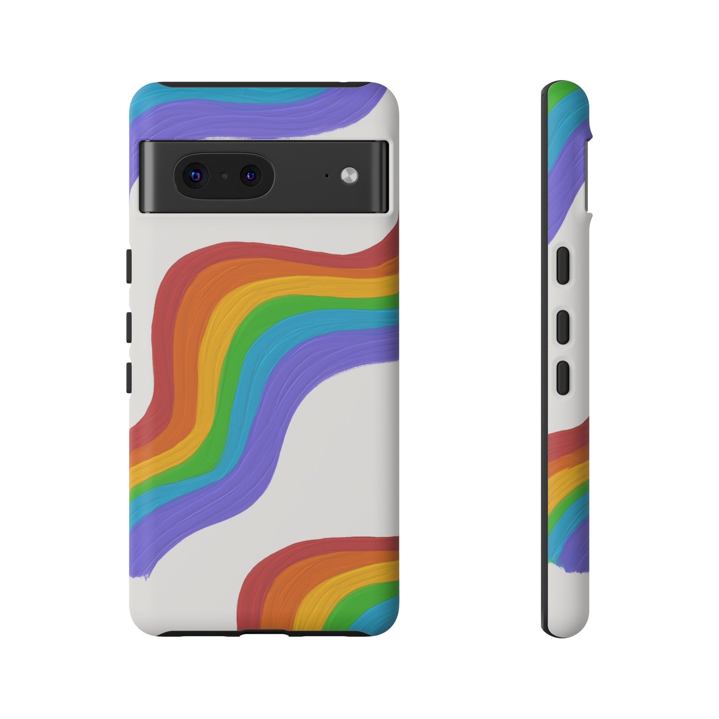 Rainbow Wallpaper Phone Case | iPhone 15 Plus/ Pro, 14, 13, 12| Google Pixel 7, Pro, 5| Samsung Galaxy S23 All Major Phone Models