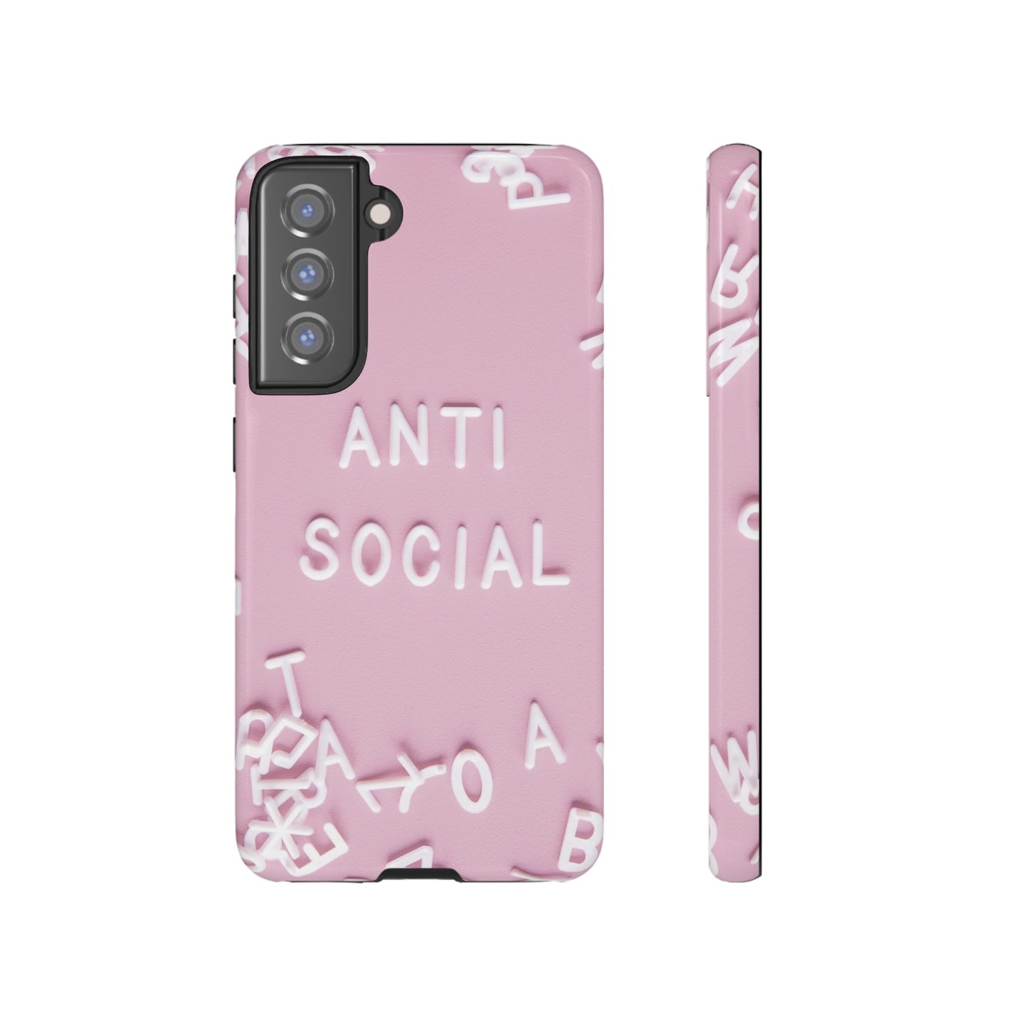 Anti Social Phone Case | iPhone 15 Plus/ Pro, 14, 13, 12| Google Pixel 7, Pro, 5| Samsung Galaxy S23 All Major Phone Models