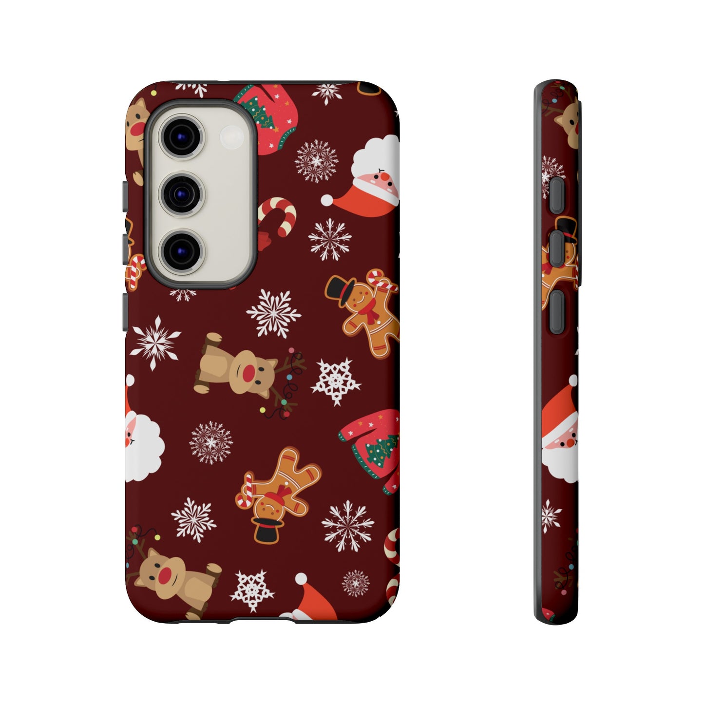 Festive Christmas Wallpaper Phone Case | iPhone 15 Plus/ Pro, 14, 13, 12| Google Pixel 7, Pro, 5| Samsung Galaxy S23 All Major Phone Models