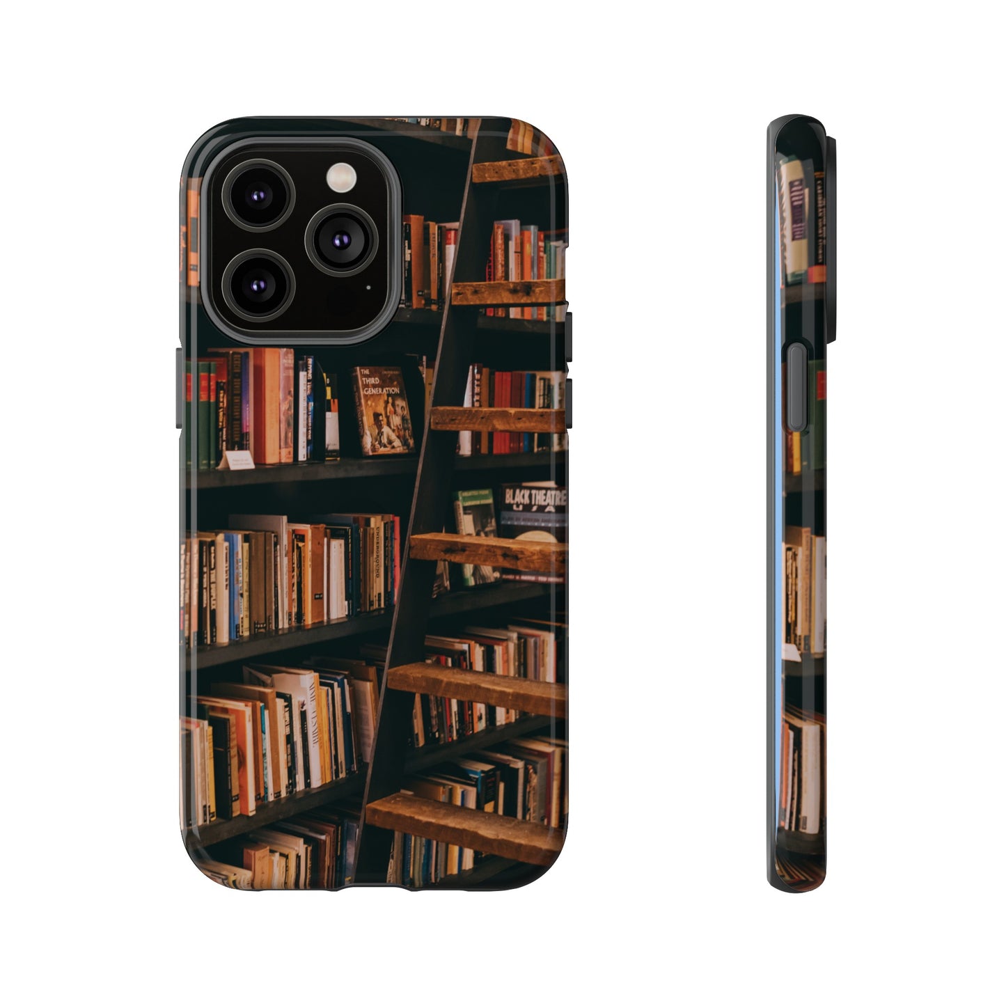 Bookcase Wallpaper Phone Case | iPhone 15 Plus/ Pro, 14, 13, 12| Google Pixel 7, Pro, 5| Samsung Galaxy S23 All Major Phone Models