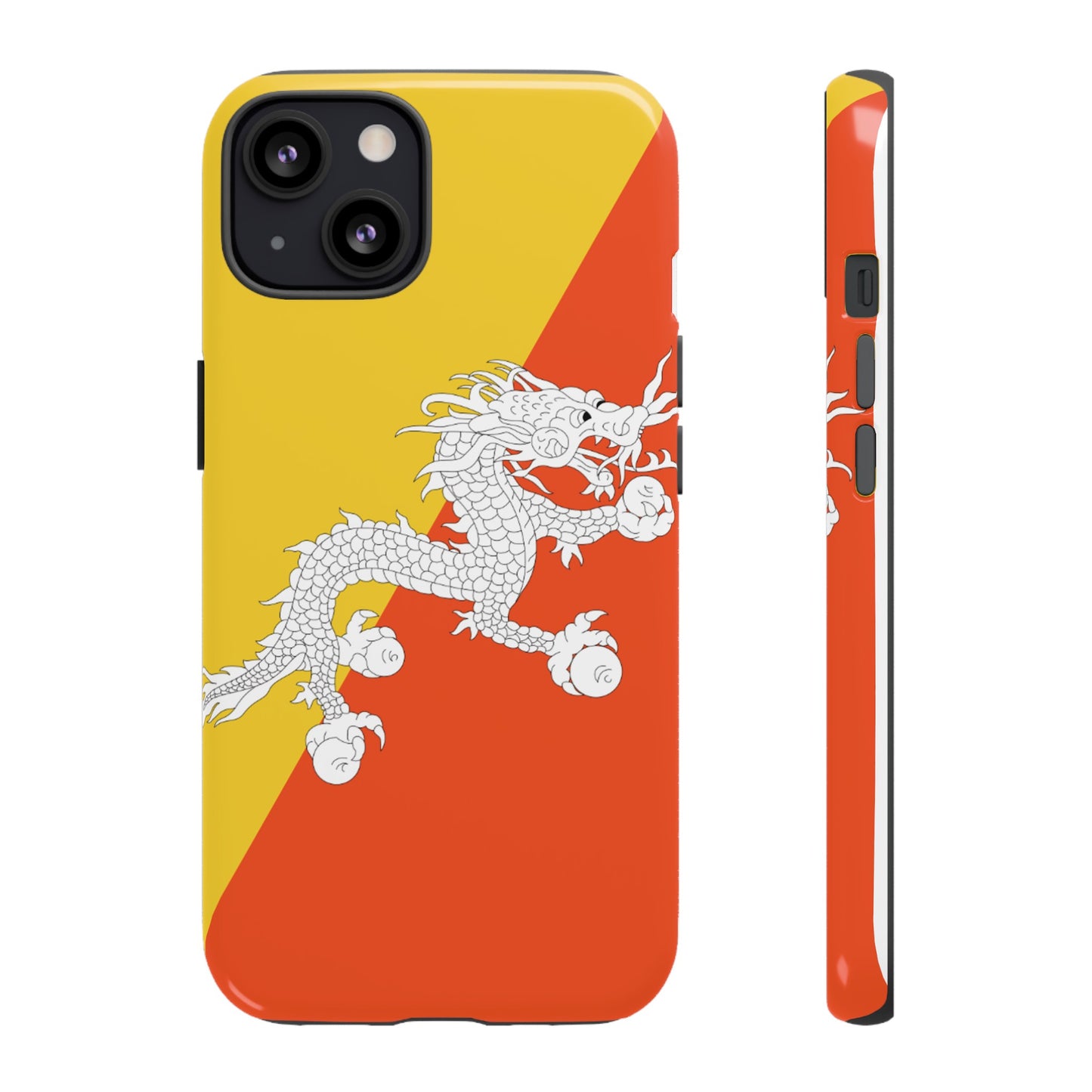 Bhutan Flag Phone Case | iPhone 15 Plus/ Pro, 14, 13, 12| Google Pixel 7, Pro, 5| Samsung Galaxy S23 All Major Phone Models