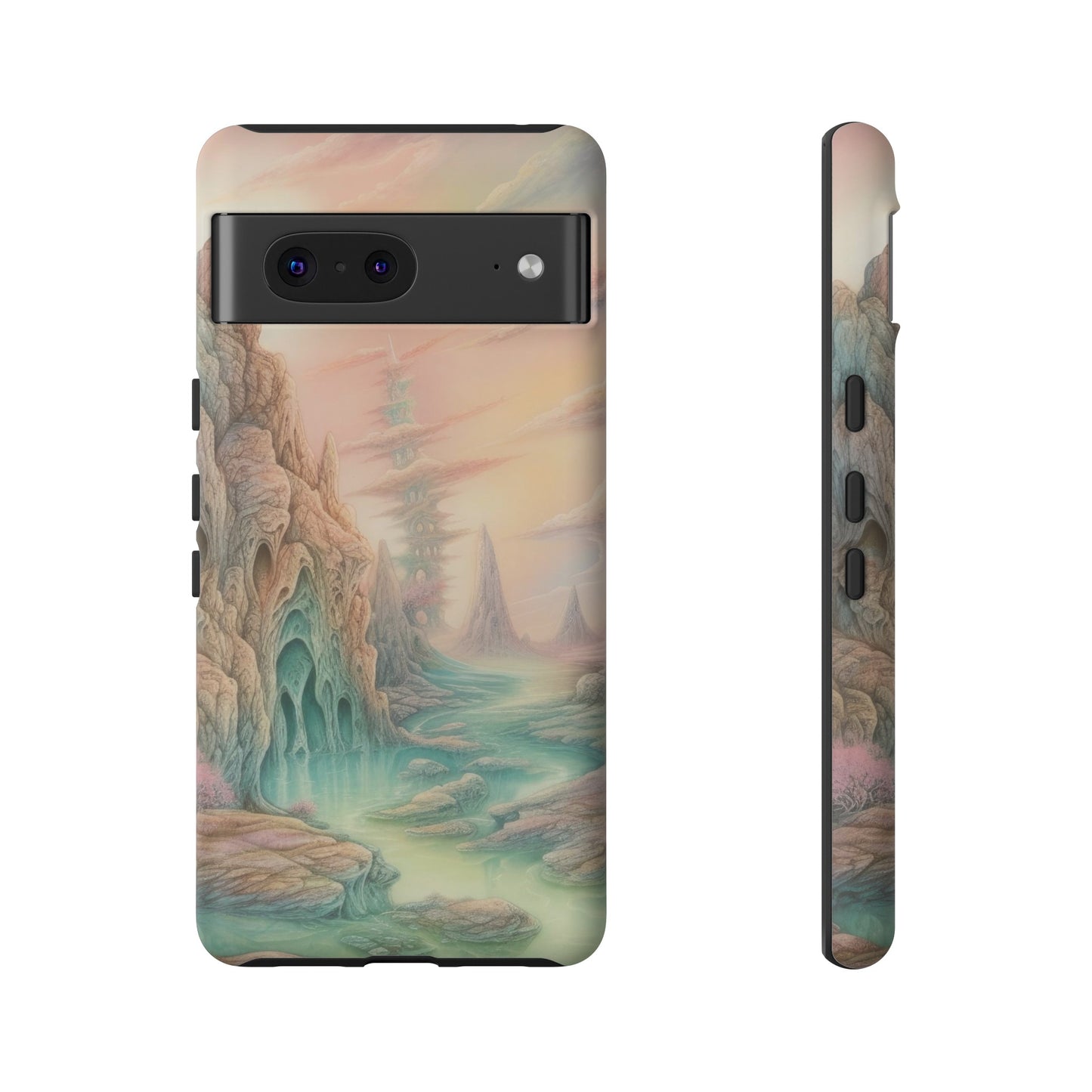 Caves Sci-Fi Wallpaper Phone Case | iPhone 15 Plus/ Pro, 14, 13, 12| Google Pixel 7, Pro, 5| Samsung Galaxy S23 All Major Phone Models