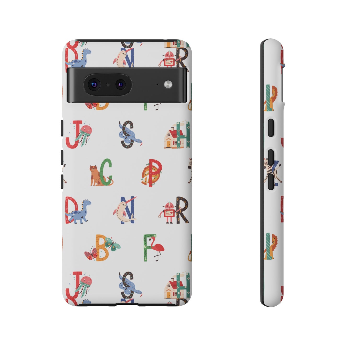 Alphabet Wallpaper Phone Case| iPhone 15 Plus/ Pro, 14, 13, 12| Google Pixel 7, Pro, 5| Samsung Galaxy S23 All Major Phone Models