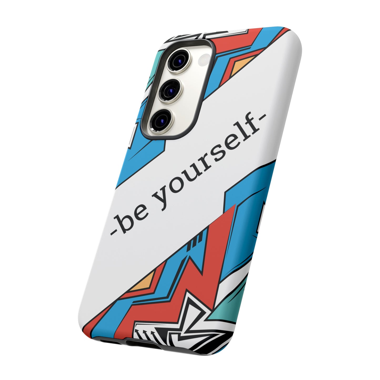 Be Yourself Wallpaper Phone Case | iPhone 15 Plus/ Pro, 14, 13, 12| Google Pixel 7, Pro, 5| Samsung Galaxy S23 All Major Phone Models