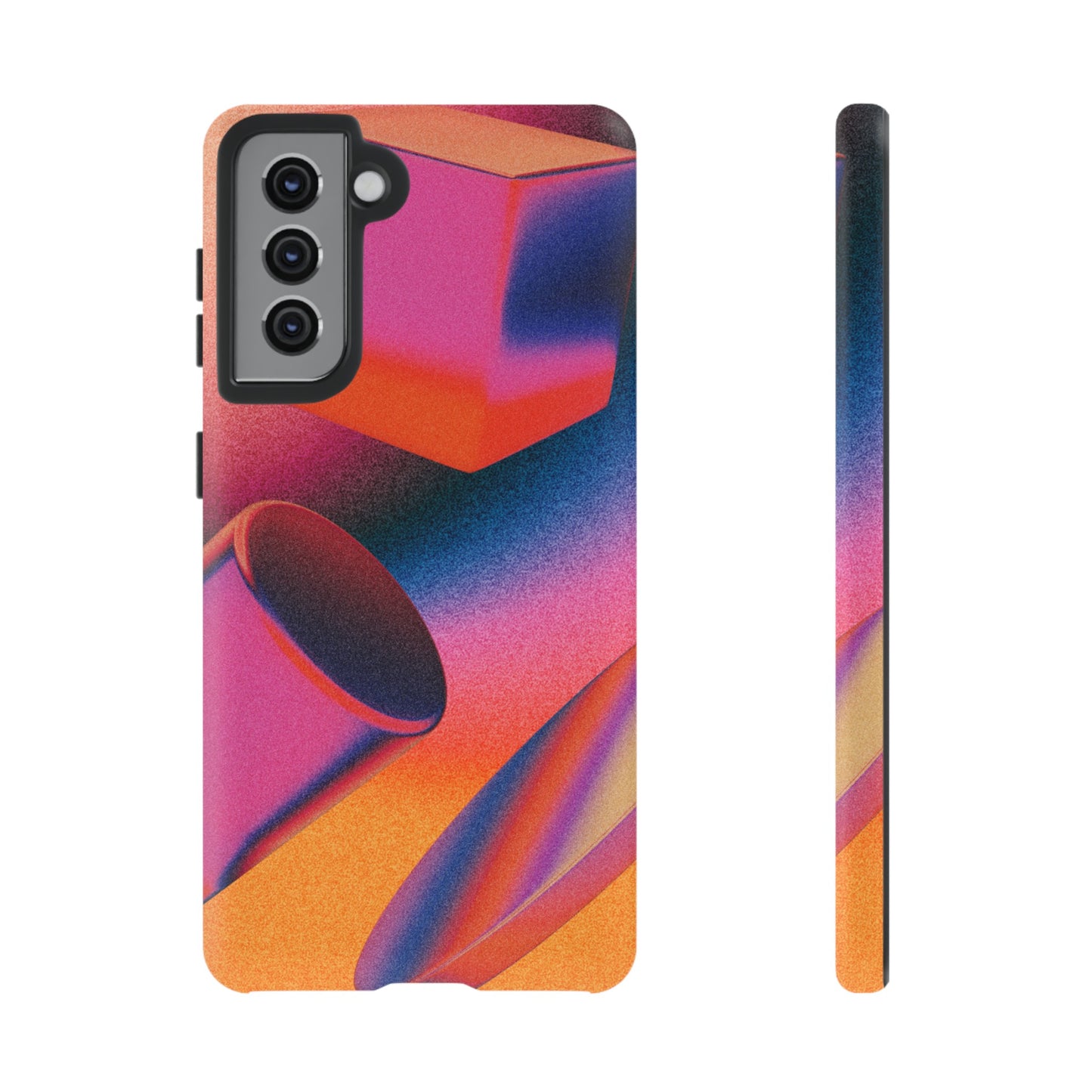 Floating Shapes Wallpaper Phone Case | iPhone 15 Plus/ Pro, 14, 13, 12| Google Pixel 7, Pro, 5| Samsung Galaxy S23 All Major Phone Models