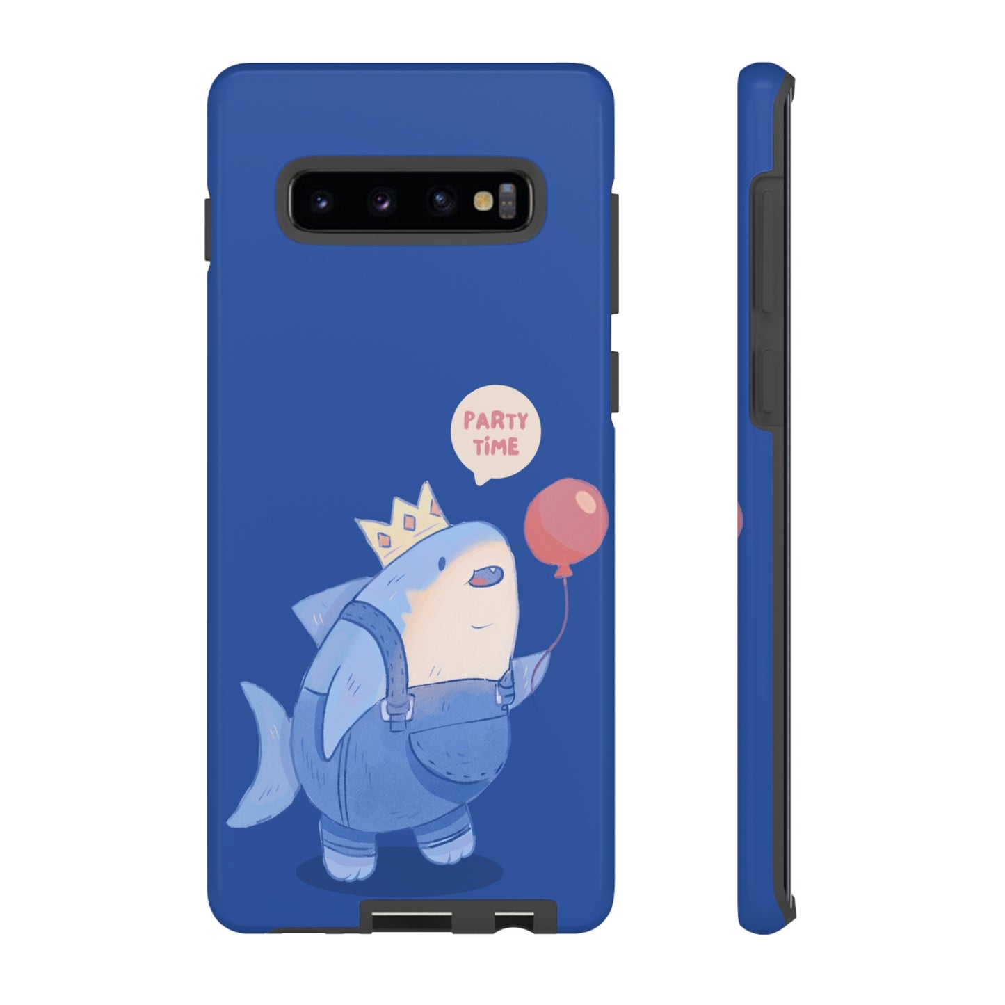 Shark Party Time Phone Case | iPhone 15 Plus/ Pro, 14, 13, 12| Google Pixel 7, Pro, 5| Samsung Galaxy S23 All Major Phone Models