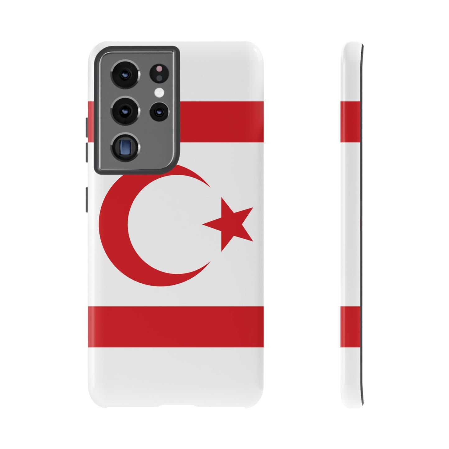 Northern Cyprus Flag Phone Case | iPhone 15 Plus/ Pro, 14, 13, 12| Google Pixel 7, Pro, 5| Samsung Galaxy S23 All Major Phone Models