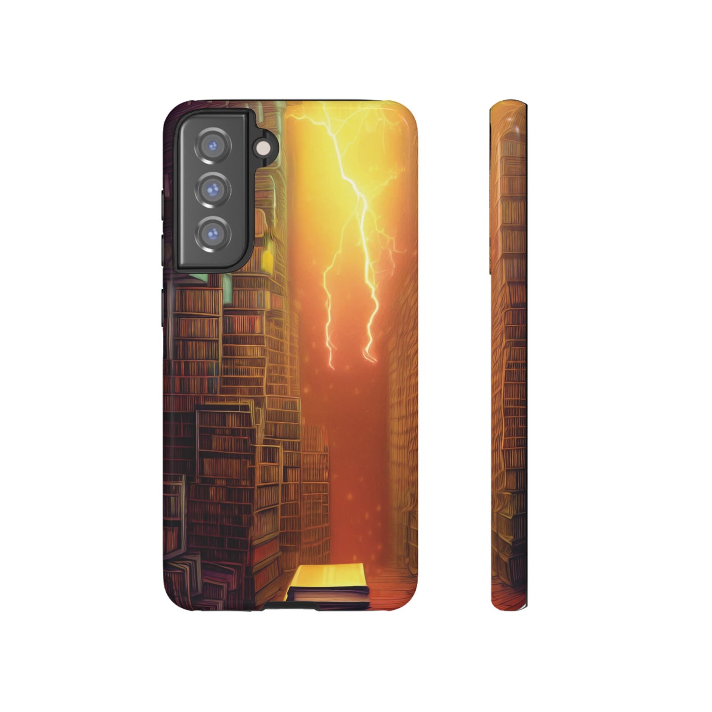 Lightning in the Library Wallpaper Phone Case | iPhone 15 Plus/ Pro, 14, 13, 12| Google Pixel 7, Pro, 5| Samsung Galaxy S23 All Major Phone Models