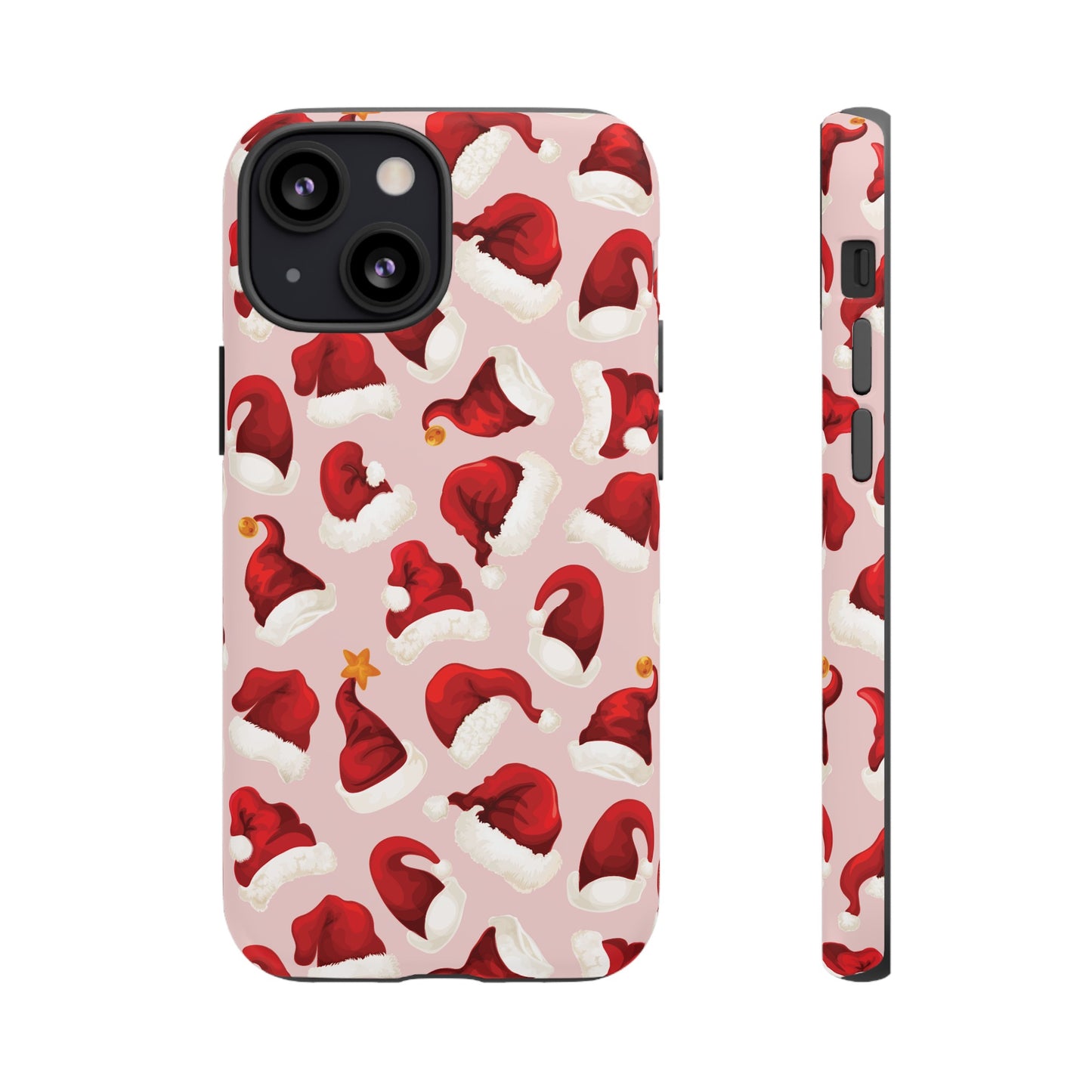 Christmas Hat Wallpaper Phone Case | iPhone 15 Plus/ Pro, 14, 13, 12| Google Pixel 7, Pro, 5| Samsung Galaxy S23 All Major Phone Models