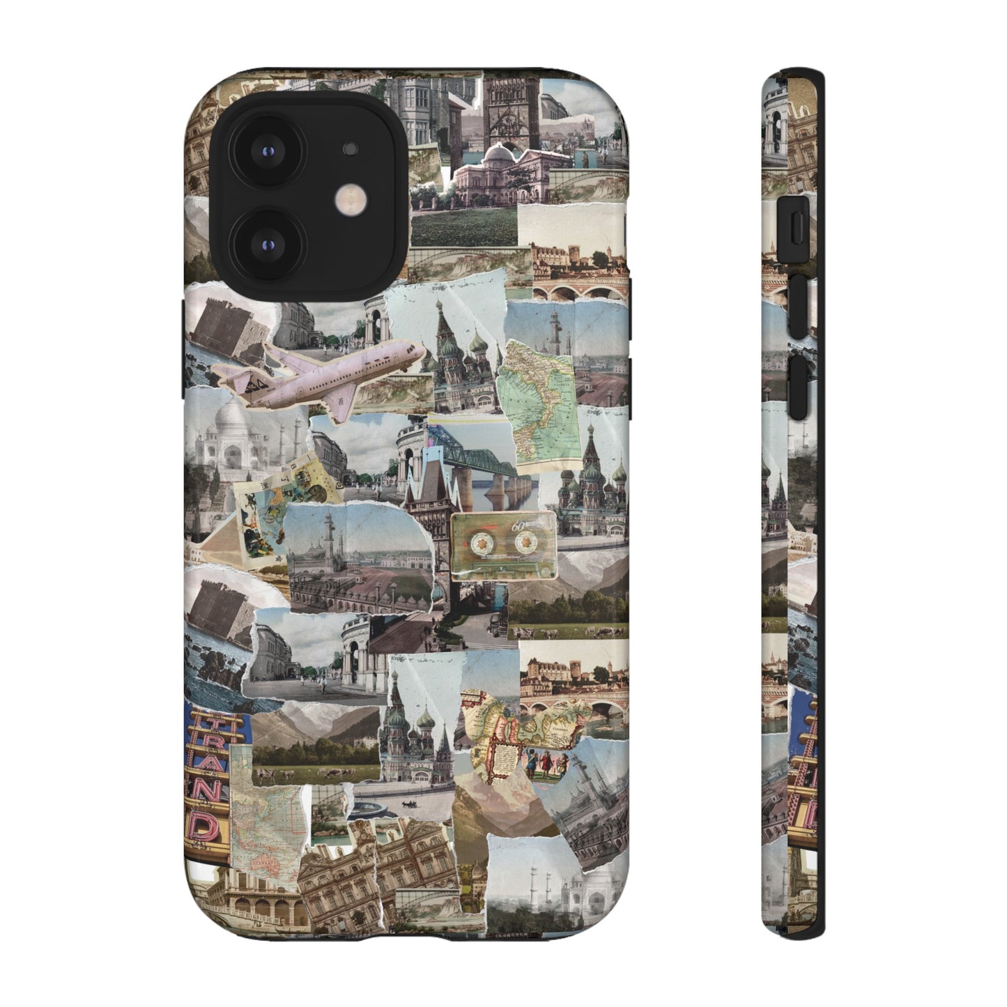 Travel Collage Wallpaper Phone Case | iPhone 15 Plus/ Pro, 14, 13, 12| Google Pixel 7, Pro, 5| Samsung Galaxy S23 All Major Phone Models