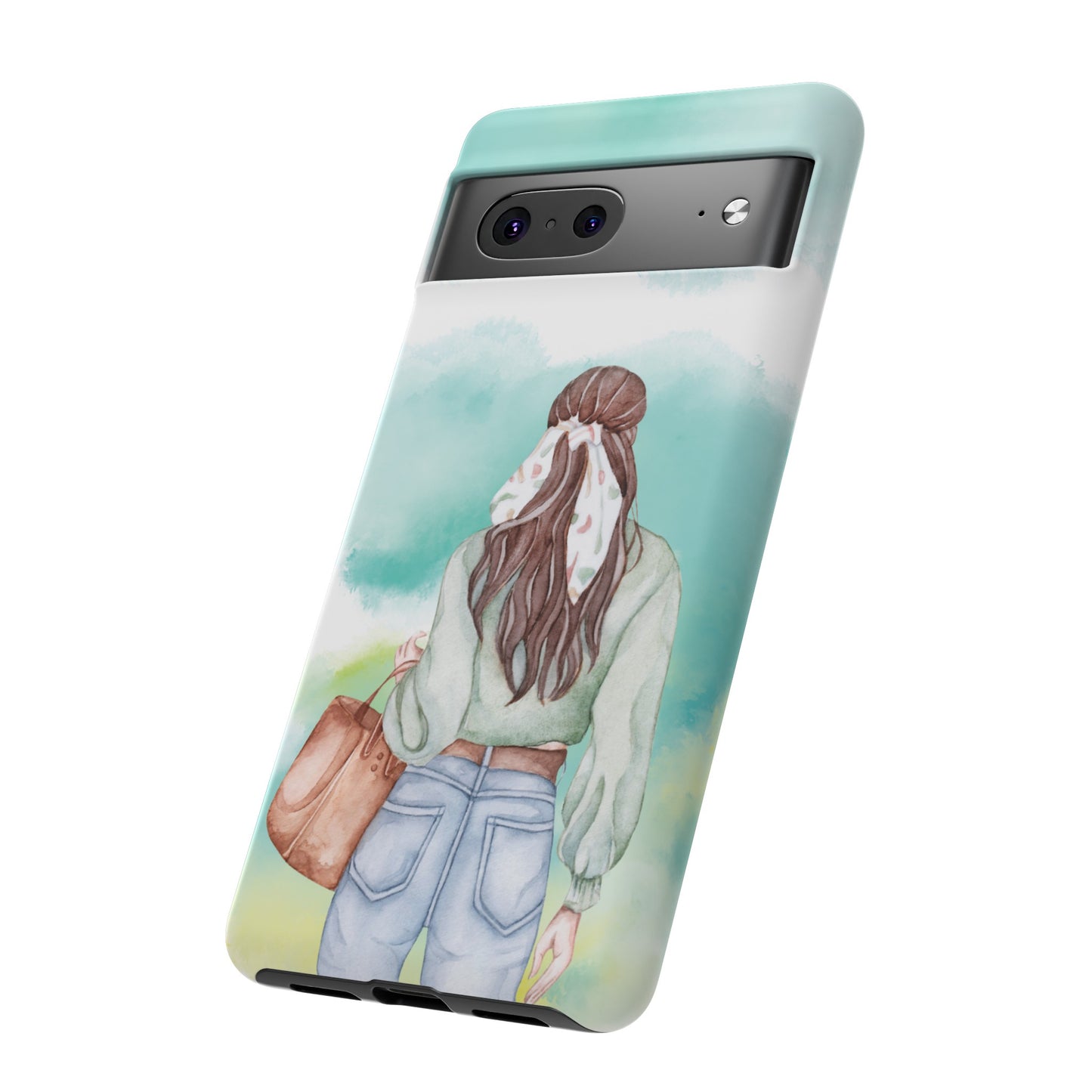 Girl Wallpaper Phone Case | iPhone 15 Plus/ Pro, 14, 13, 12| Google Pixel 7, Pro, 5| Samsung Galaxy S23 All Major Phone Models