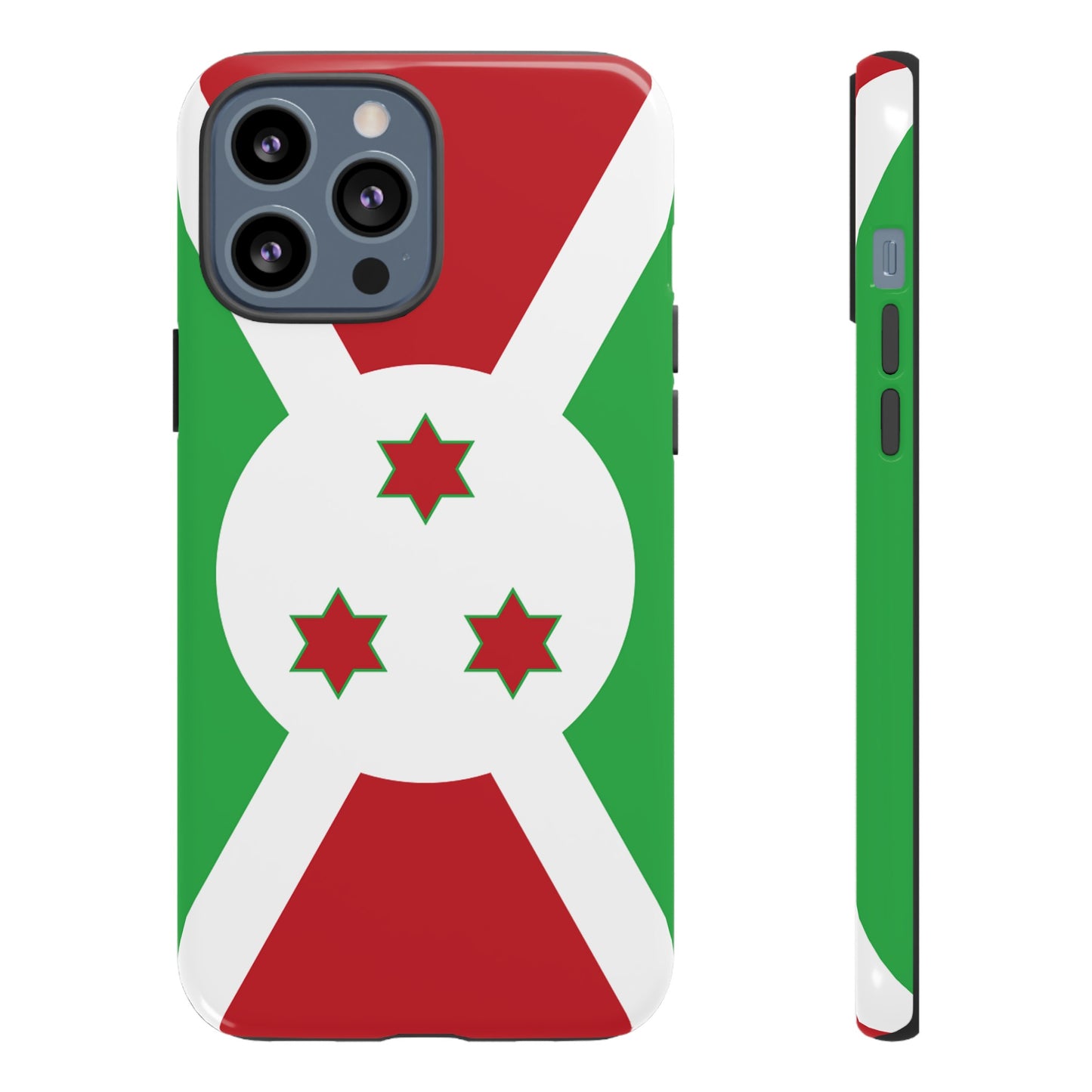 Burundi Flag Phone Case | iPhone 15 Plus/ Pro, 14, 13, 12| Google Pixel 7, Pro, 5| Samsung Galaxy S23 All Major Phone Models