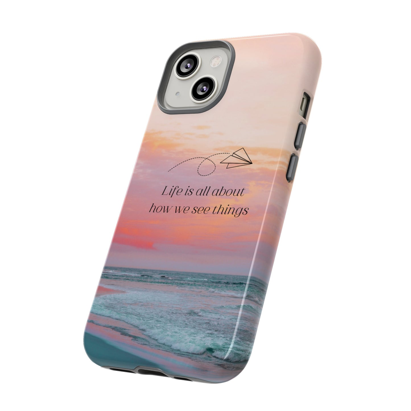 Thoughts at Sunset Phone Case | iPhone 15 Plus/ Pro, 14, 13, 12| Google Pixel 7, Pro, 5| Samsung Galaxy S23 All Major Phone Models