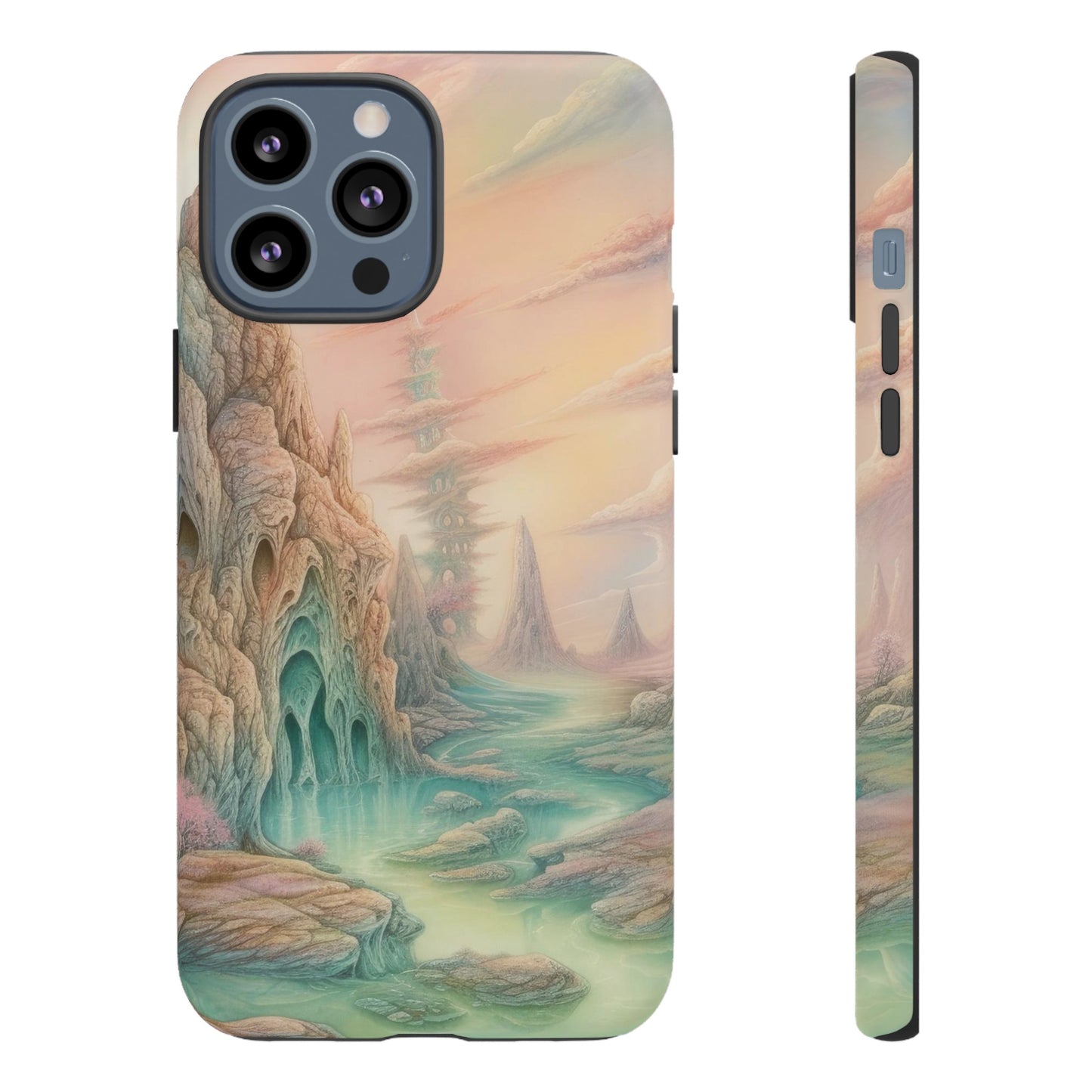 Caves Sci-Fi Wallpaper Phone Case | iPhone 15 Plus/ Pro, 14, 13, 12| Google Pixel 7, Pro, 5| Samsung Galaxy S23 All Major Phone Models