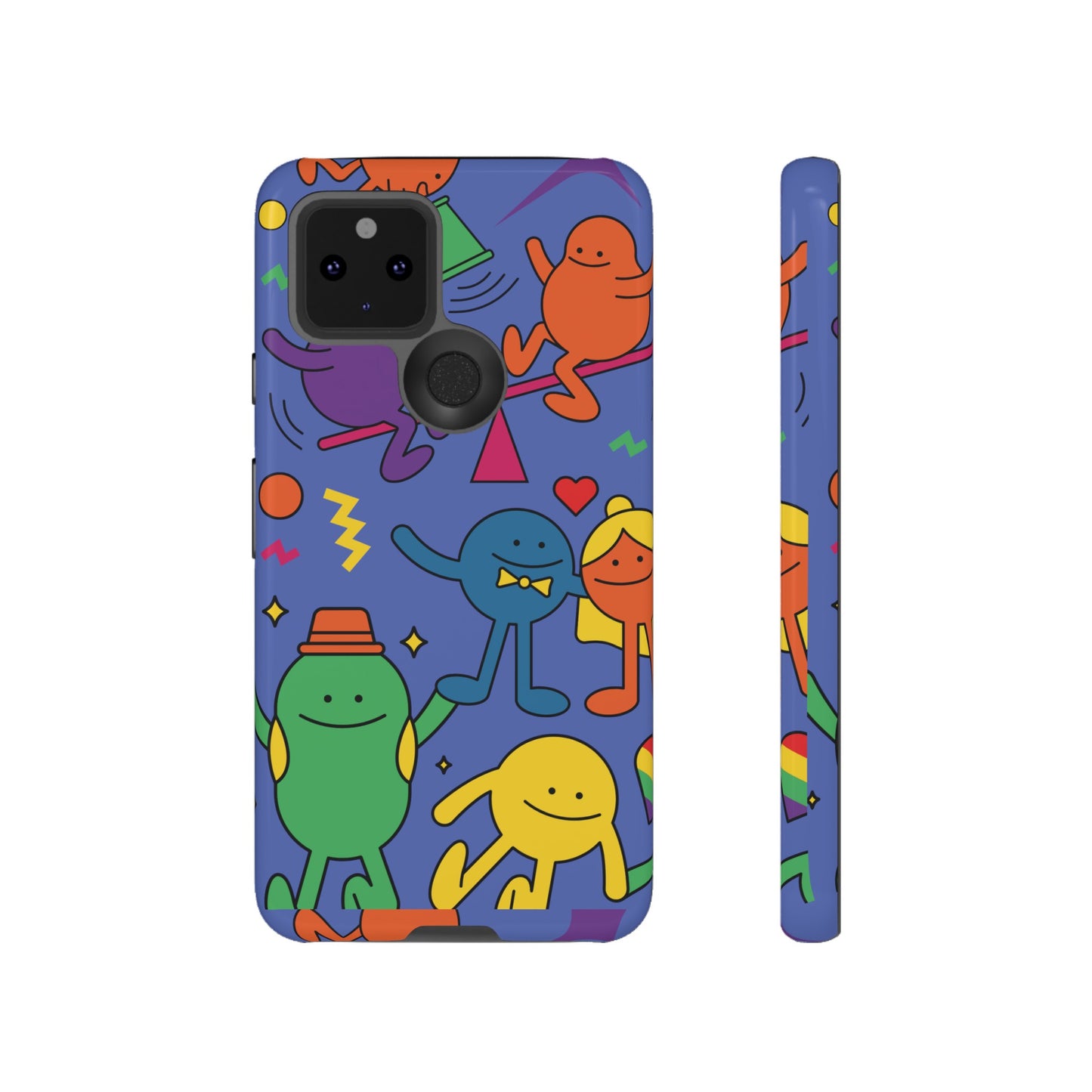 Colourful Cartoon Wallpaper Phone Case | iPhone 15 Plus/ Pro, 14, 13, 12| Google Pixel 7, Pro, 5| Samsung Galaxy S23 All Major Phone Models