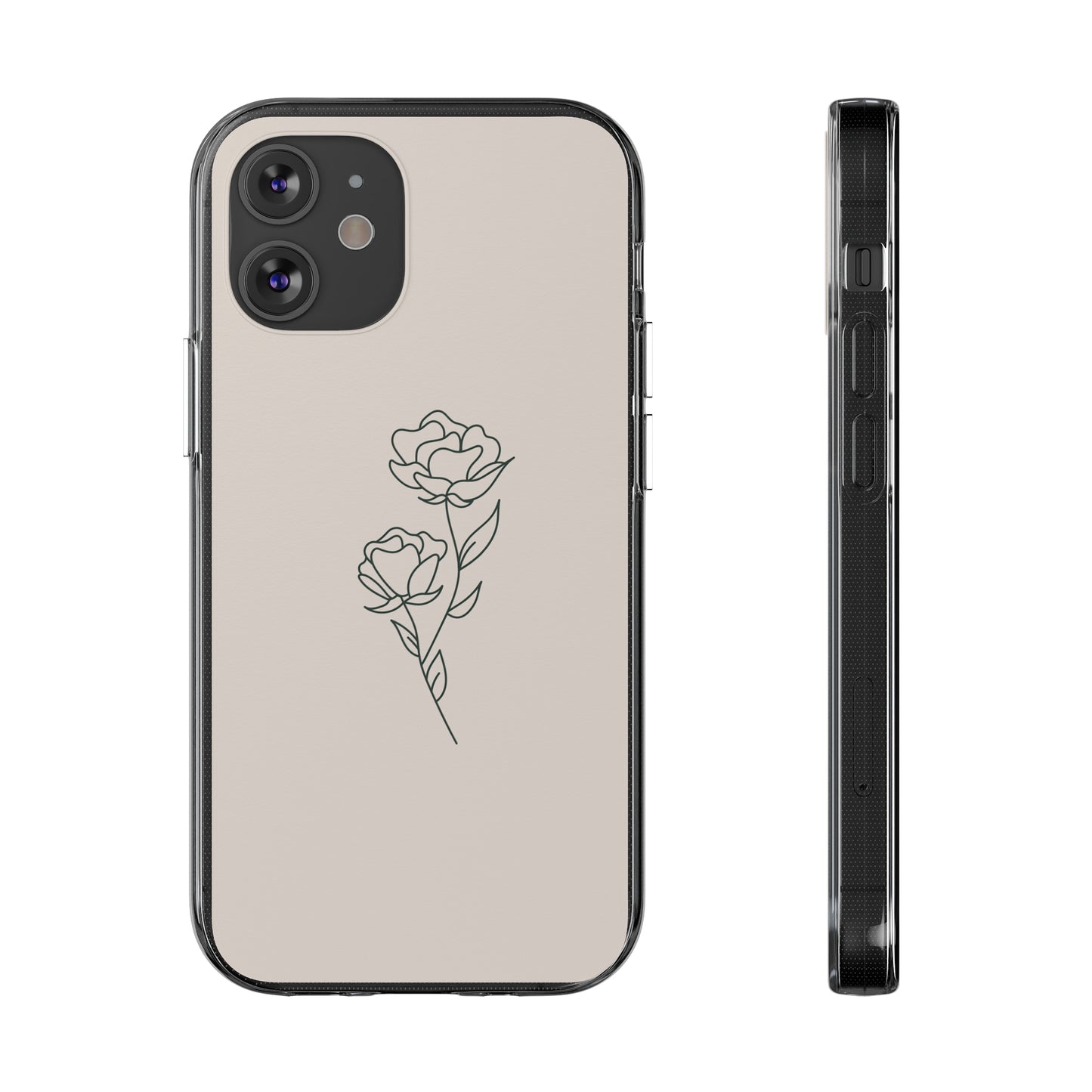 Simple Rose Phone Case | iPhone 15 Plus/ Pro, 14, 13, 12| Google Pixel 7, Pro, 5| Samsung Galaxy S23 All Major Phone Models