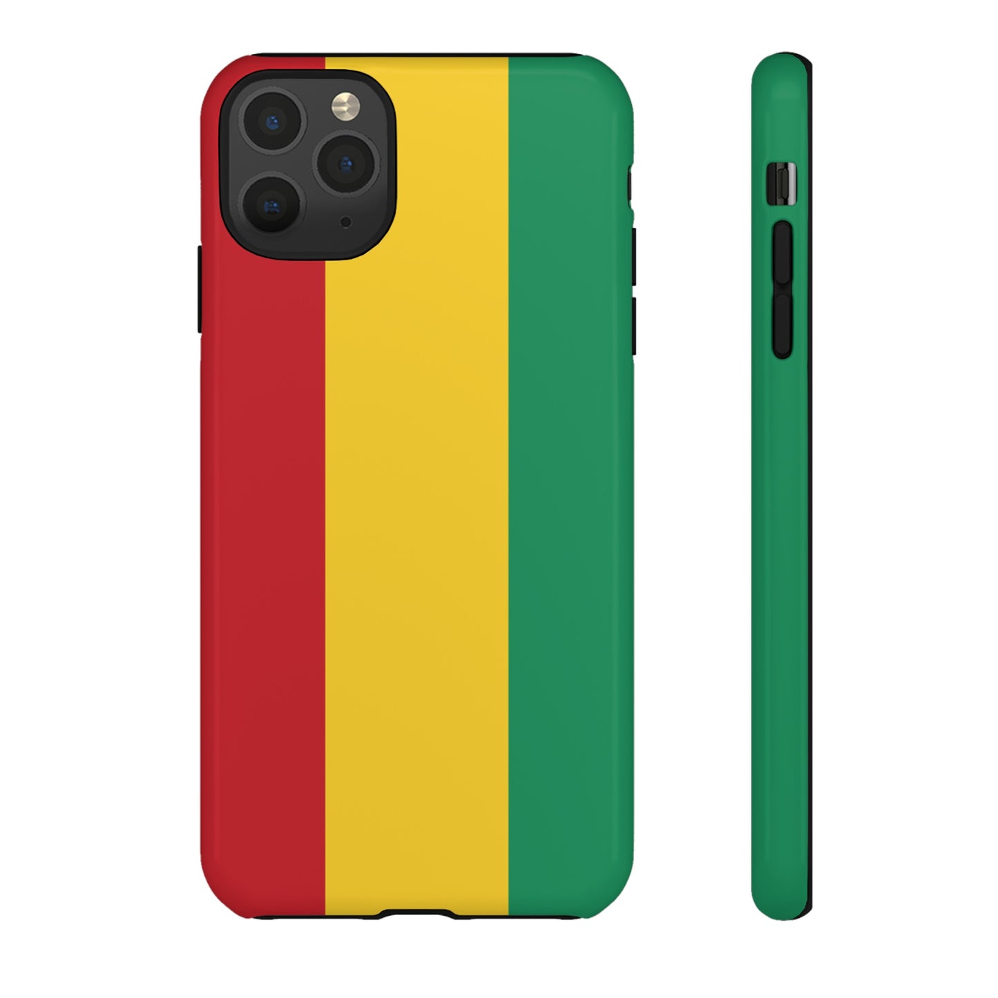 Guinea Flag Phone Case | iPhone 15 Plus/ Pro, 14, 13, 12| Google Pixel 7, Pro, 5| Samsung Galaxy S23 All Major Phone Models