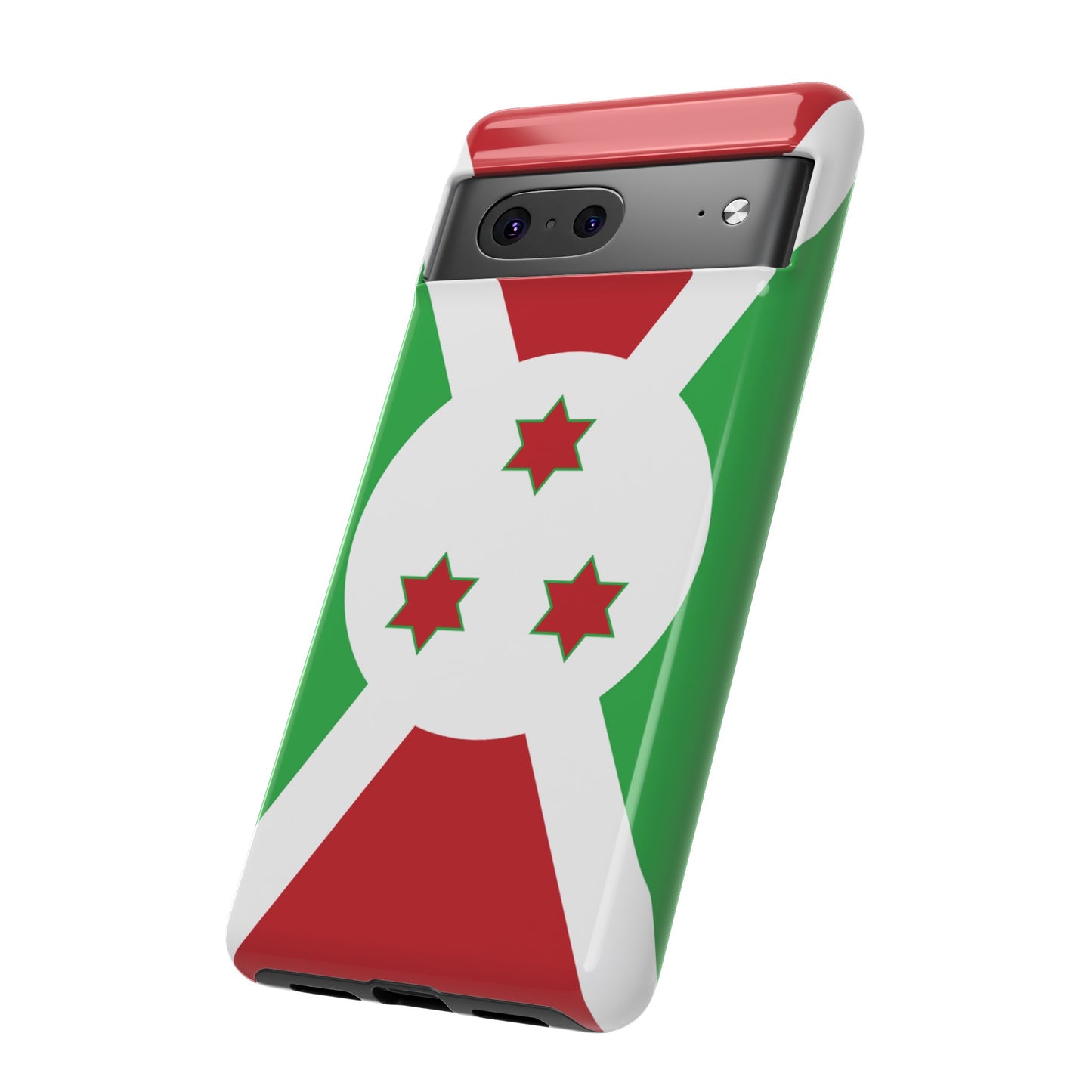 Burundi Flag Phone Case | iPhone 15 Plus/ Pro, 14, 13, 12| Google Pixel 7, Pro, 5| Samsung Galaxy S23 All Major Phone Models