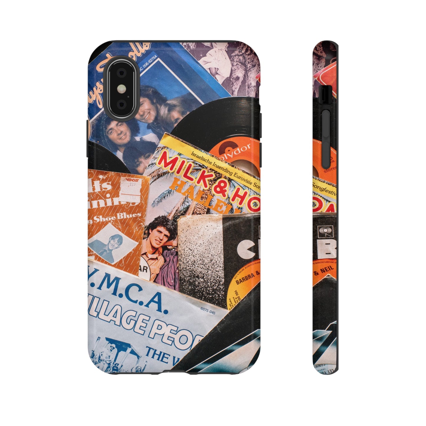 Retro Vinyl Wallpaper Phone Case | iPhone 15 Plus/ Pro, 14, 13, 12| Google Pixel 7, Pro, 5| Samsung Galaxy S23 All Major Phone Models