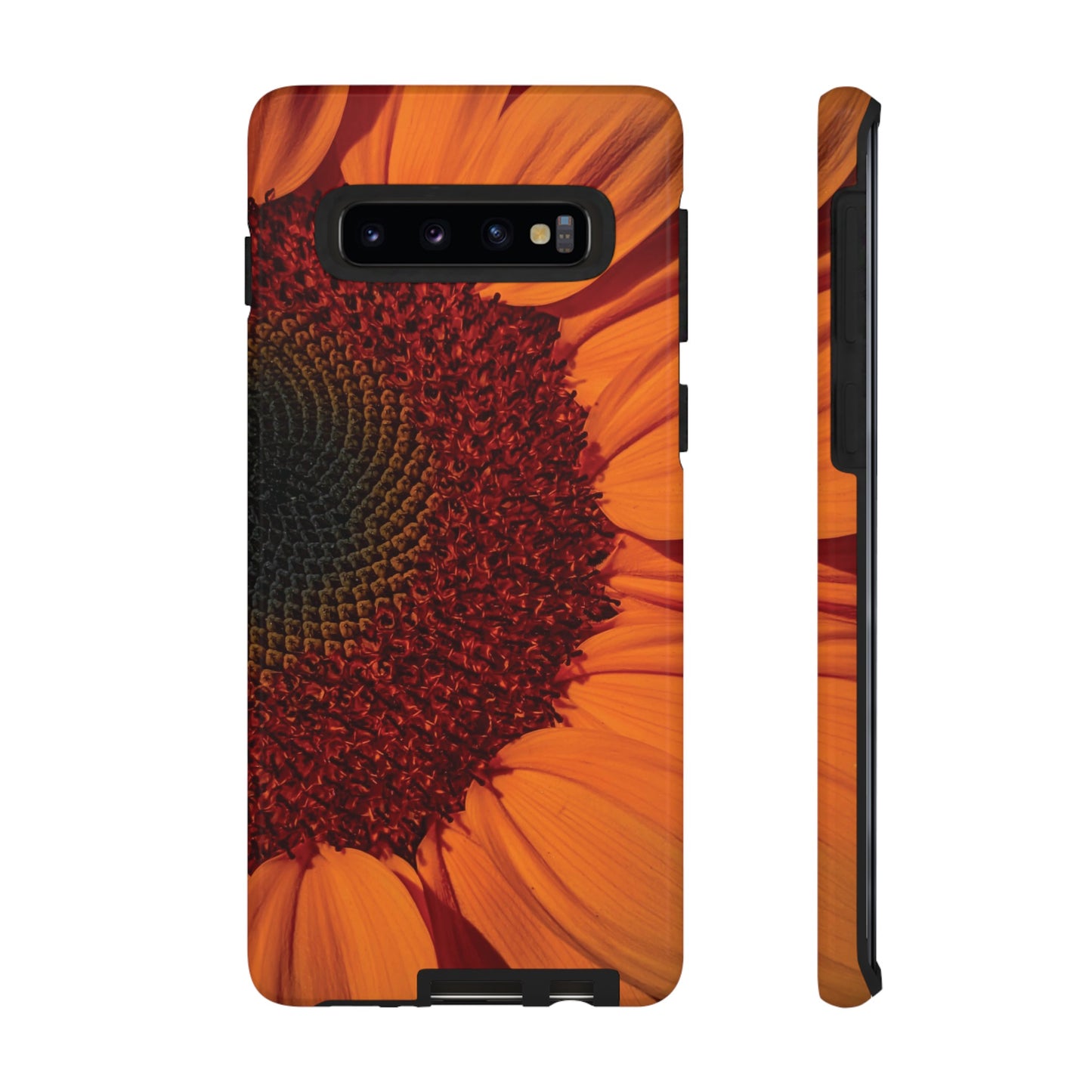 Orange Sunflower Wallpaper Phone Case | iPhone 15 Plus/ Pro, 14, 13, 12| Google Pixel 7, Pro, 5| Samsung Galaxy S23 All Major Phone Models