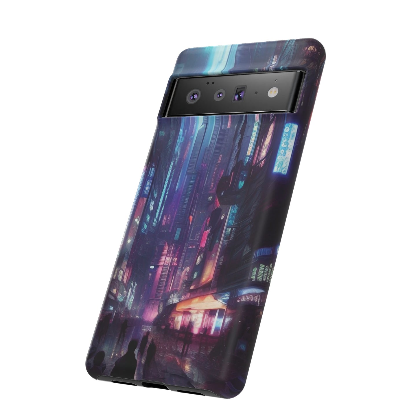 Futuristic Sci-Fi City Wallpaper Phone Case | iPhone 15 Plus/ Pro, 14, 13, 12| Google Pixel 7, Pro, 5| Samsung Galaxy S23 All Major Phone Models