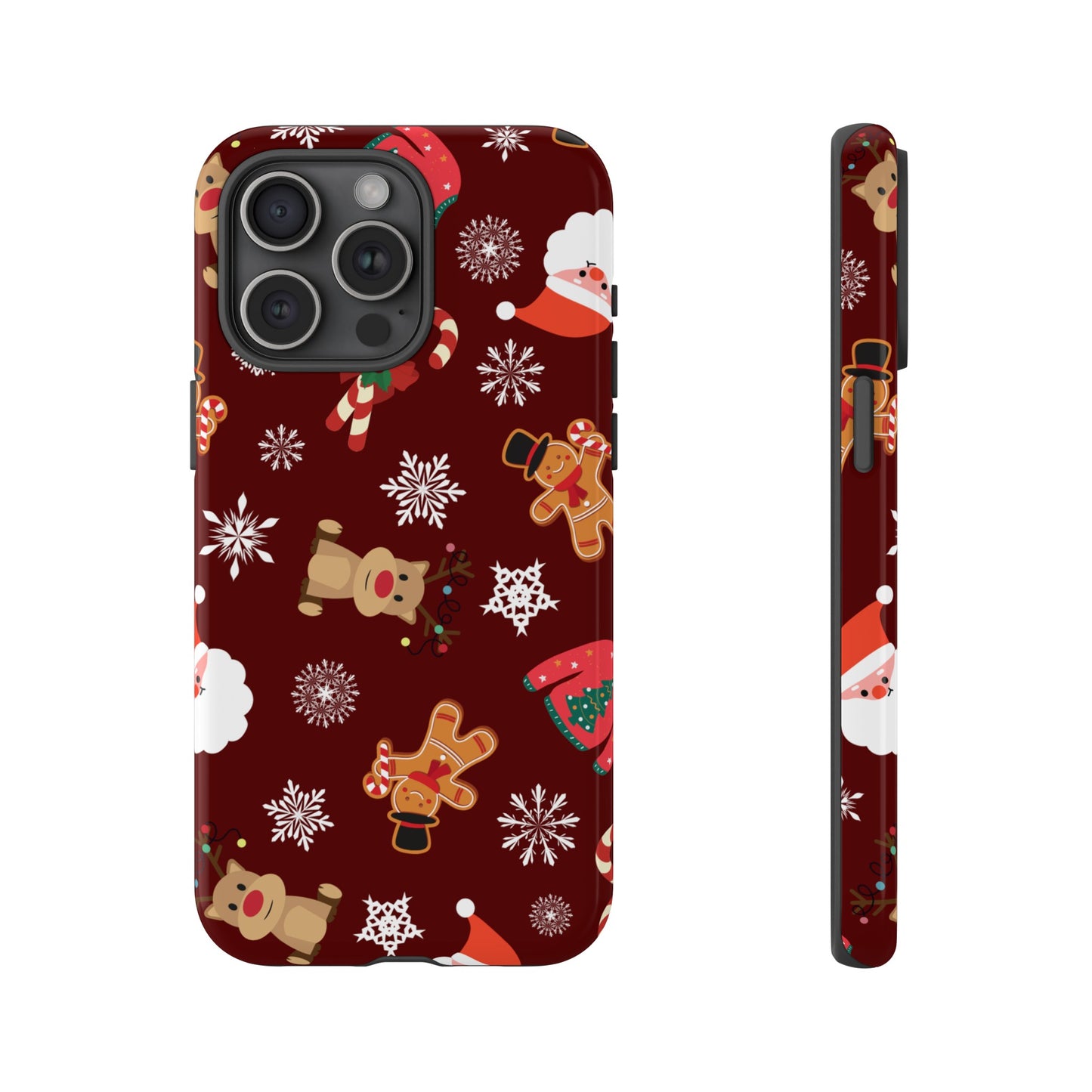 Festive Christmas Wallpaper Phone Case | iPhone 15 Plus/ Pro, 14, 13, 12| Google Pixel 7, Pro, 5| Samsung Galaxy S23 All Major Phone Models