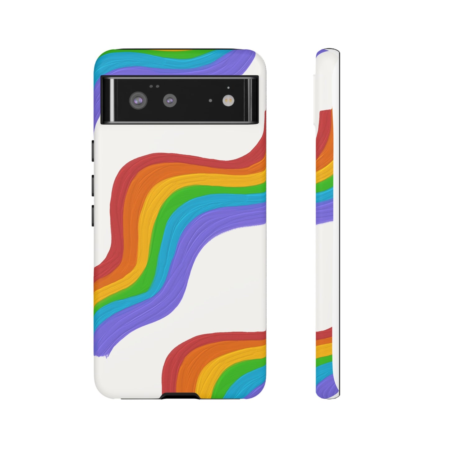 Rainbow Wallpaper Phone Case | iPhone 15 Plus/ Pro, 14, 13, 12| Google Pixel 7, Pro, 5| Samsung Galaxy S23 All Major Phone Models