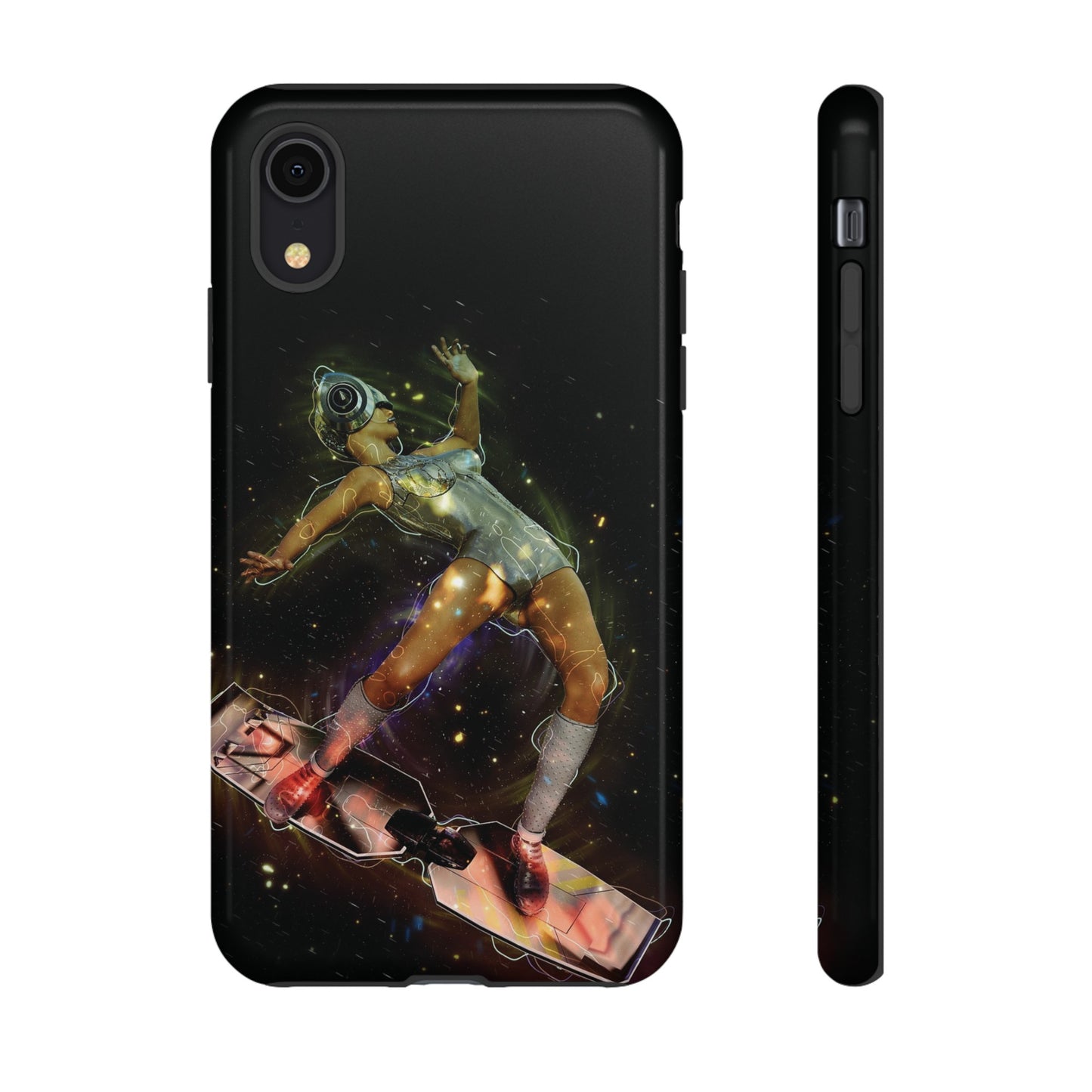 Sci-Fi Skateboard Wallpaper Phone Case | iPhone 15 Plus/ Pro, 14, 13, 12| Google Pixel 7, Pro, 5| Samsung Galaxy S23 All Major Phone Models