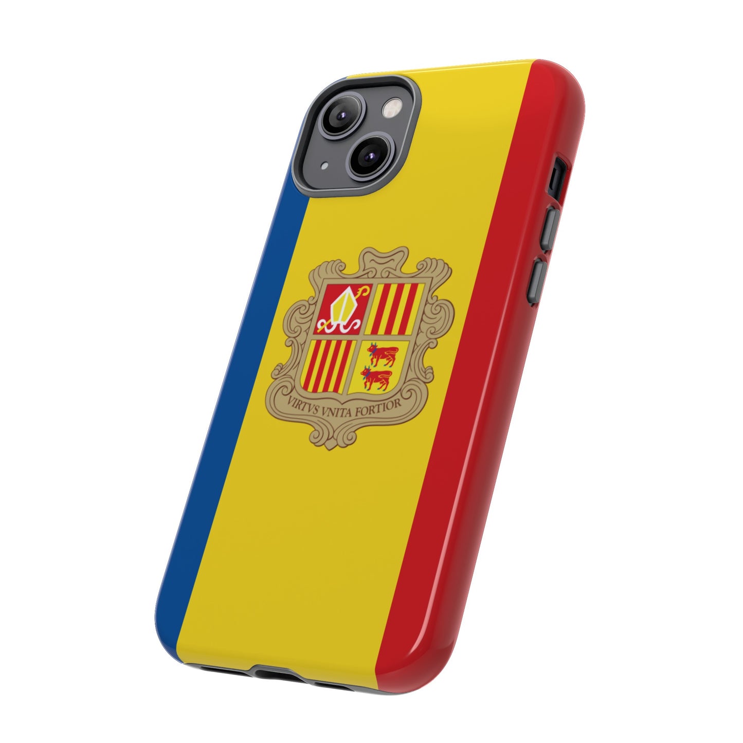 Andorra Flag Phone Case | iPhone 15 Plus/ Pro, 14, 13, 12| Google Pixel 7, Pro, 5| Samsung Galaxy S23 All Major Phone Models