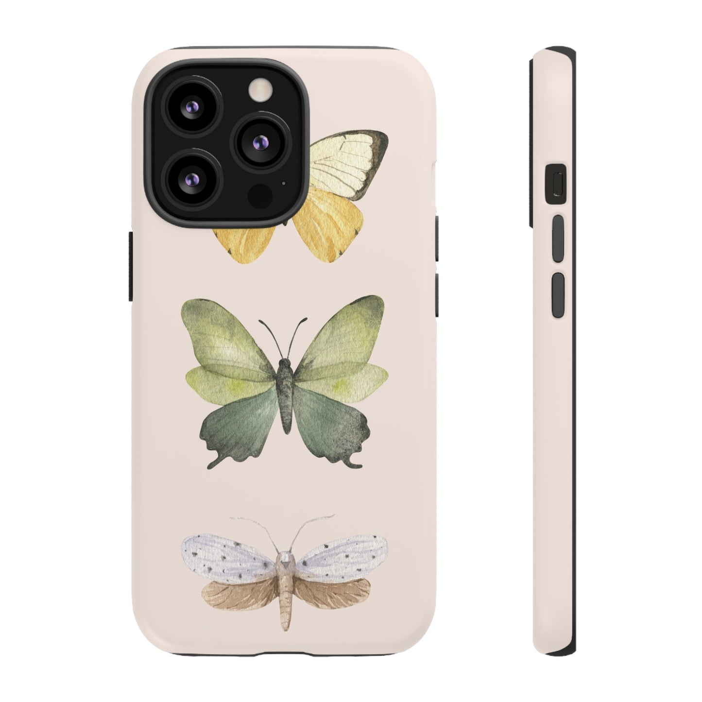 Three Butterflies Wallpaper Phone Case | iPhone 15 Plus/ Pro, 14, 13, 12| Google Pixel 7, Pro, 5| Samsung Galaxy S23 All Major Phone Models