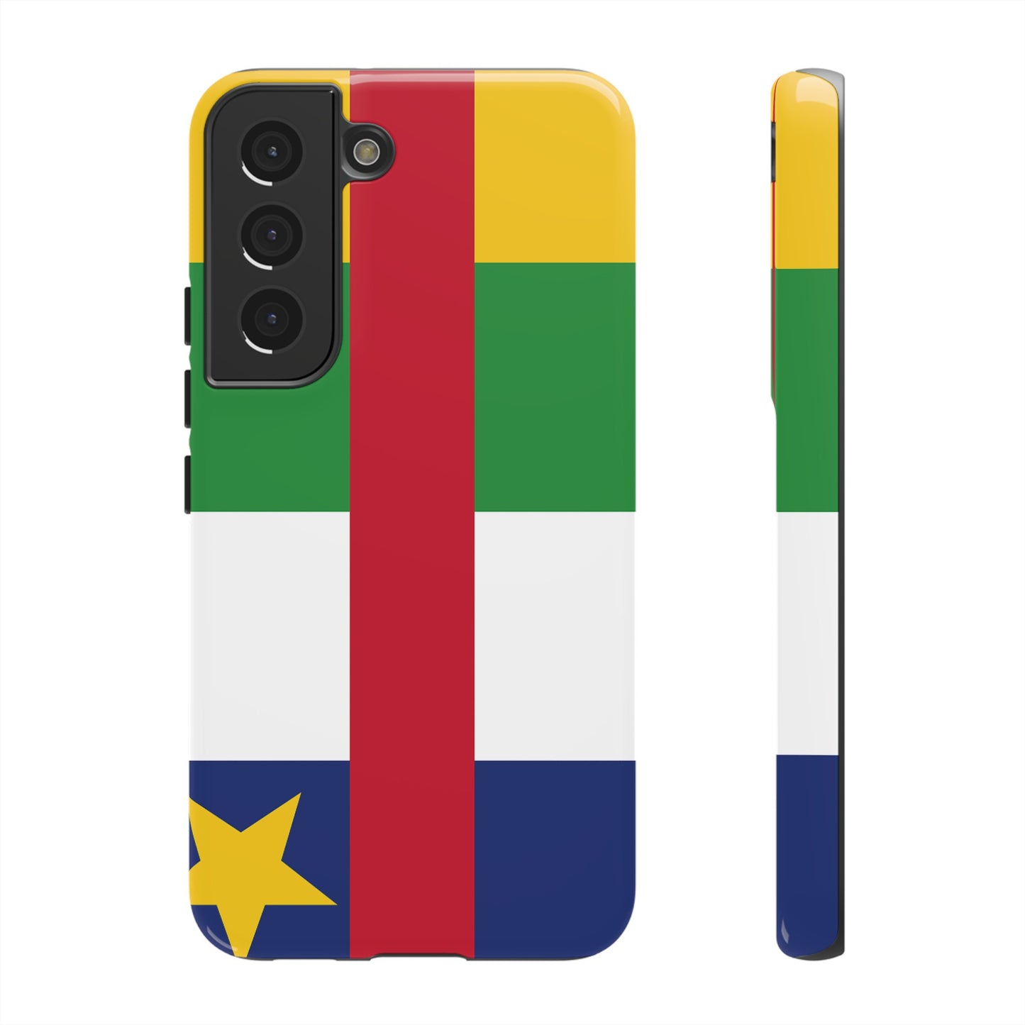 Central African Republic Flag Phone Case | iPhone 15 Plus/ Pro, 14, 13, 12| Google Pixel 7, Pro, 5| Samsung Galaxy S23 All Major Phone Models