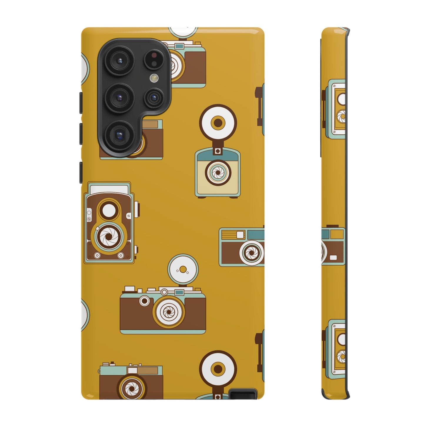 Vintage Camera Wallpaper Phone Case | iPhone 15 Plus/ Pro, 14, 13, 12| Google Pixel 7, Pro, 5| Samsung Galaxy S23 All Major Phone Models