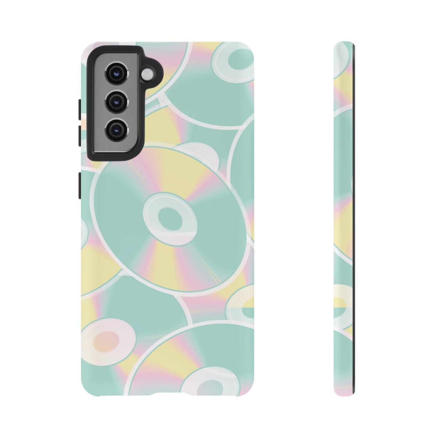 90's CD Wallpaper Phone Case | iPhone 15 Plus/ Pro, 14, 13, 12| Google Pixel 7, Pro, 5| Samsung Galaxy S23 All Major Phone Models