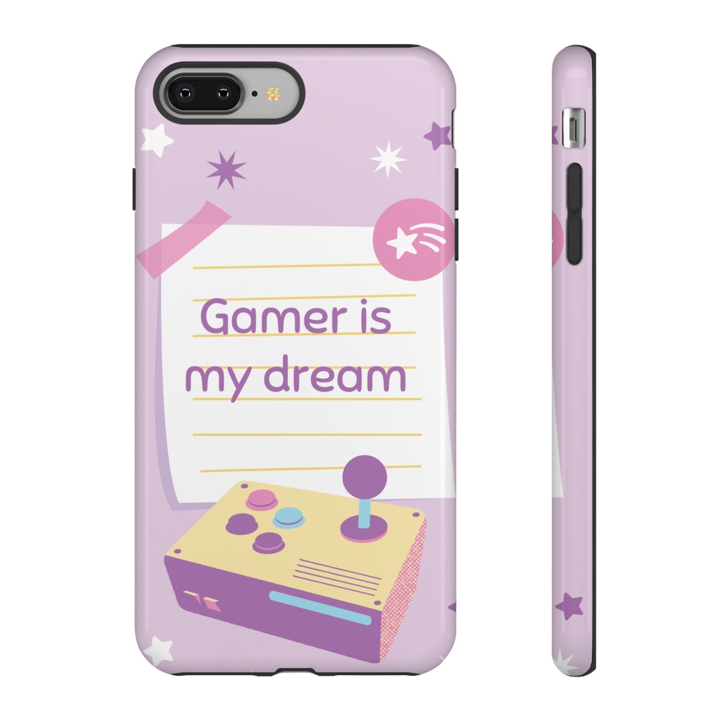 Gamer Is My Dream Job Wallpaper Phone Case | iPhone 15 Plus/ Pro, 14, 13, 12| Google Pixel 7, Pro, 5| Samsung Galaxy S23 All Major Phone Models