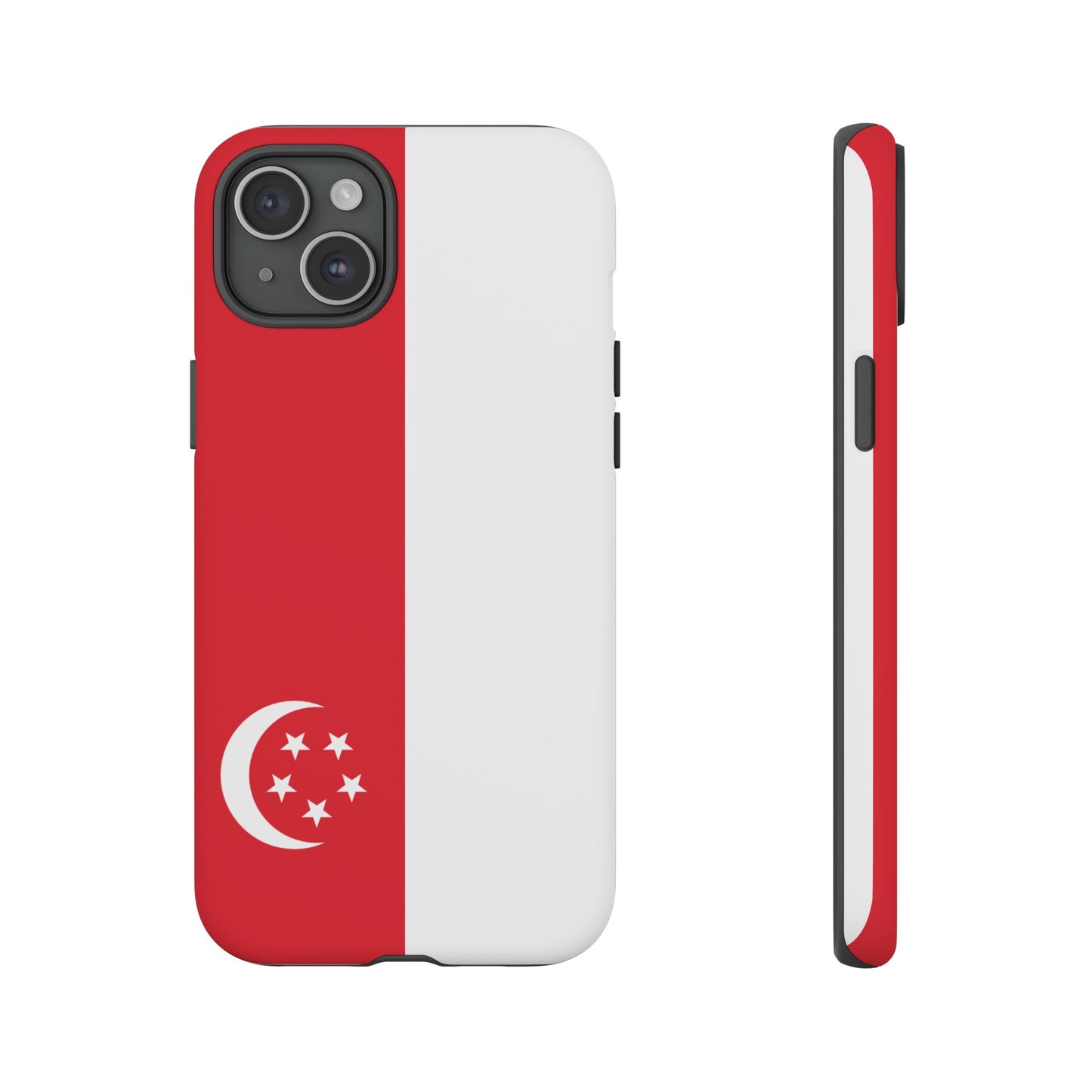 Singapore Flag Phone Case | iPhone 15 Plus/ Pro, 14, 13, 12| Google Pixel 7, Pro, 5| Samsung Galaxy S23 All Major Phone Models