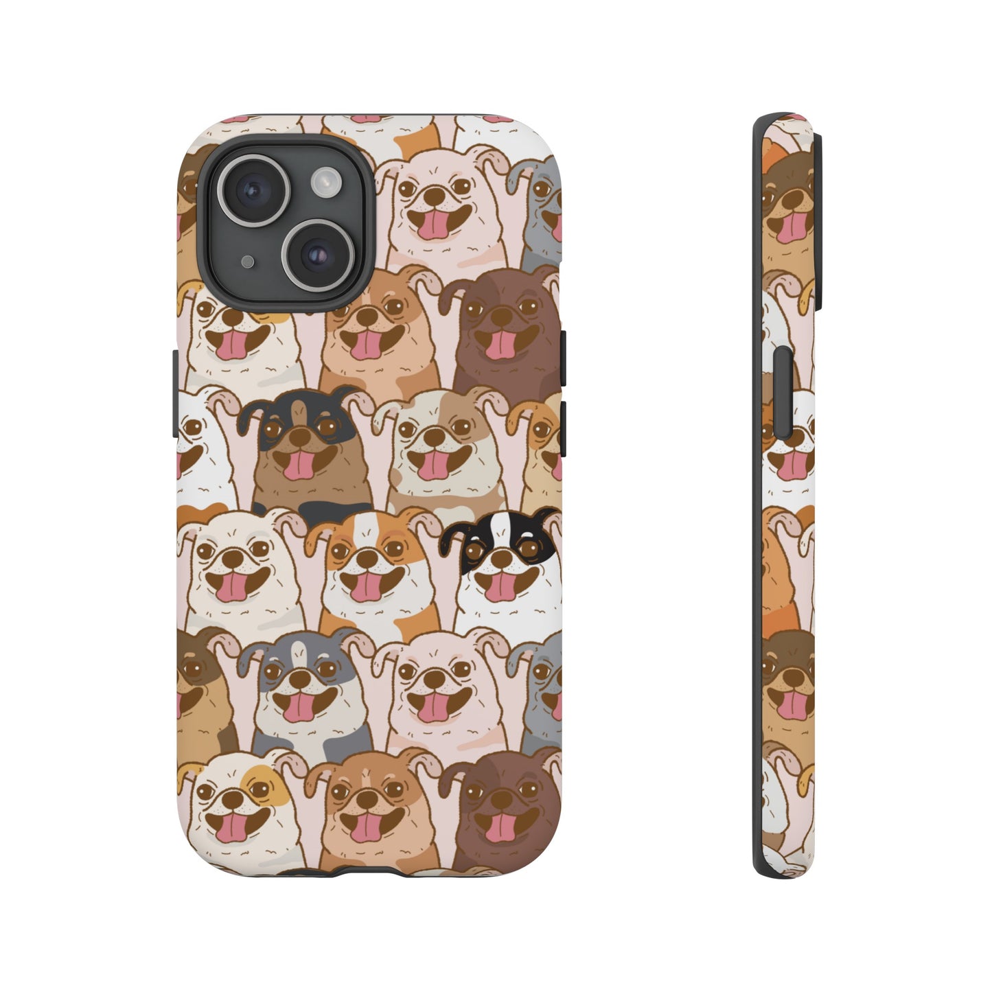 Dog Line Up Phone Case | iPhone 15 Plus/ Pro, 14, 13, 12| Google Pixel 7, Pro, 5| Samsung Galaxy S23 All Major Phone Models