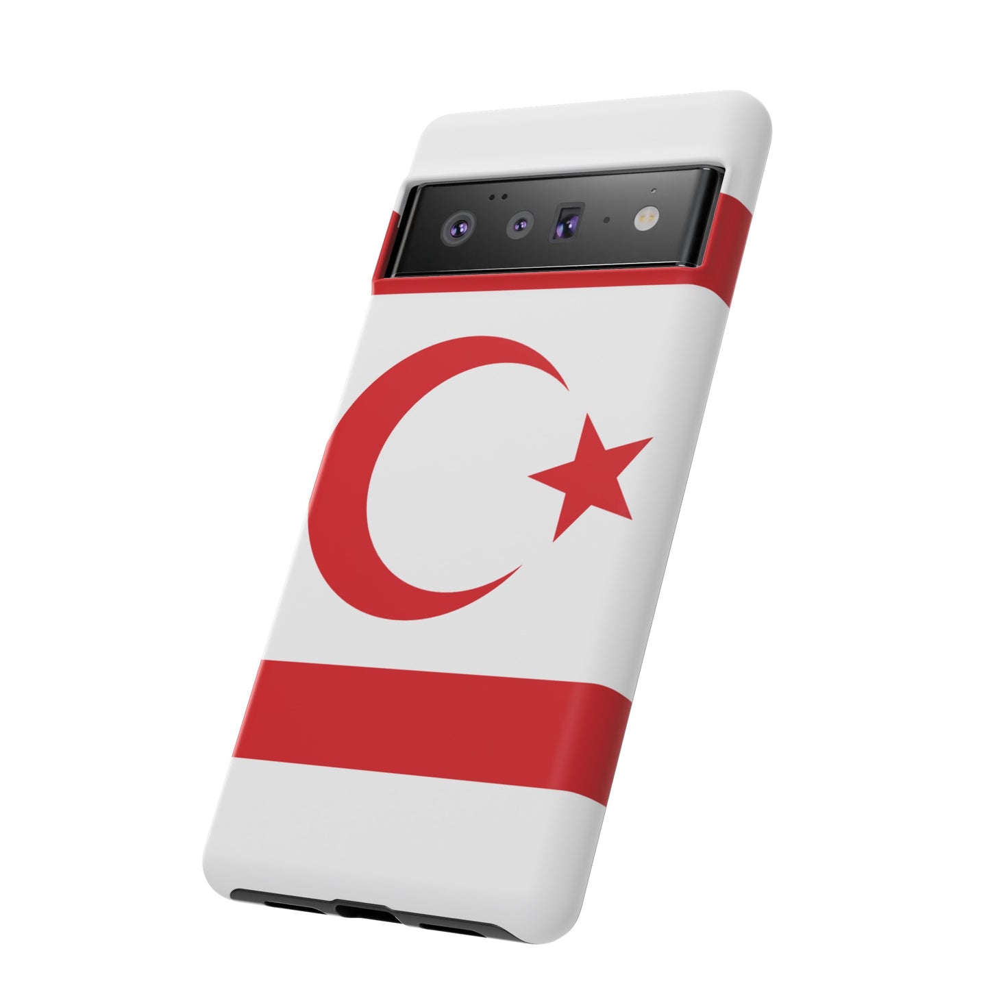 Northern Cyprus Flag Phone Case | iPhone 15 Plus/ Pro, 14, 13, 12| Google Pixel 7, Pro, 5| Samsung Galaxy S23 All Major Phone Models