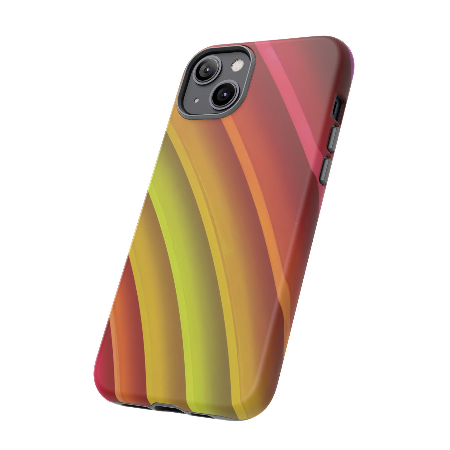 Curved Colourful Wallpaper Phone Case | iPhone 15 Plus/ Pro, 14, 13, 12| Google Pixel 7, Pro, 5| Samsung Galaxy S23 All Major Phone Models