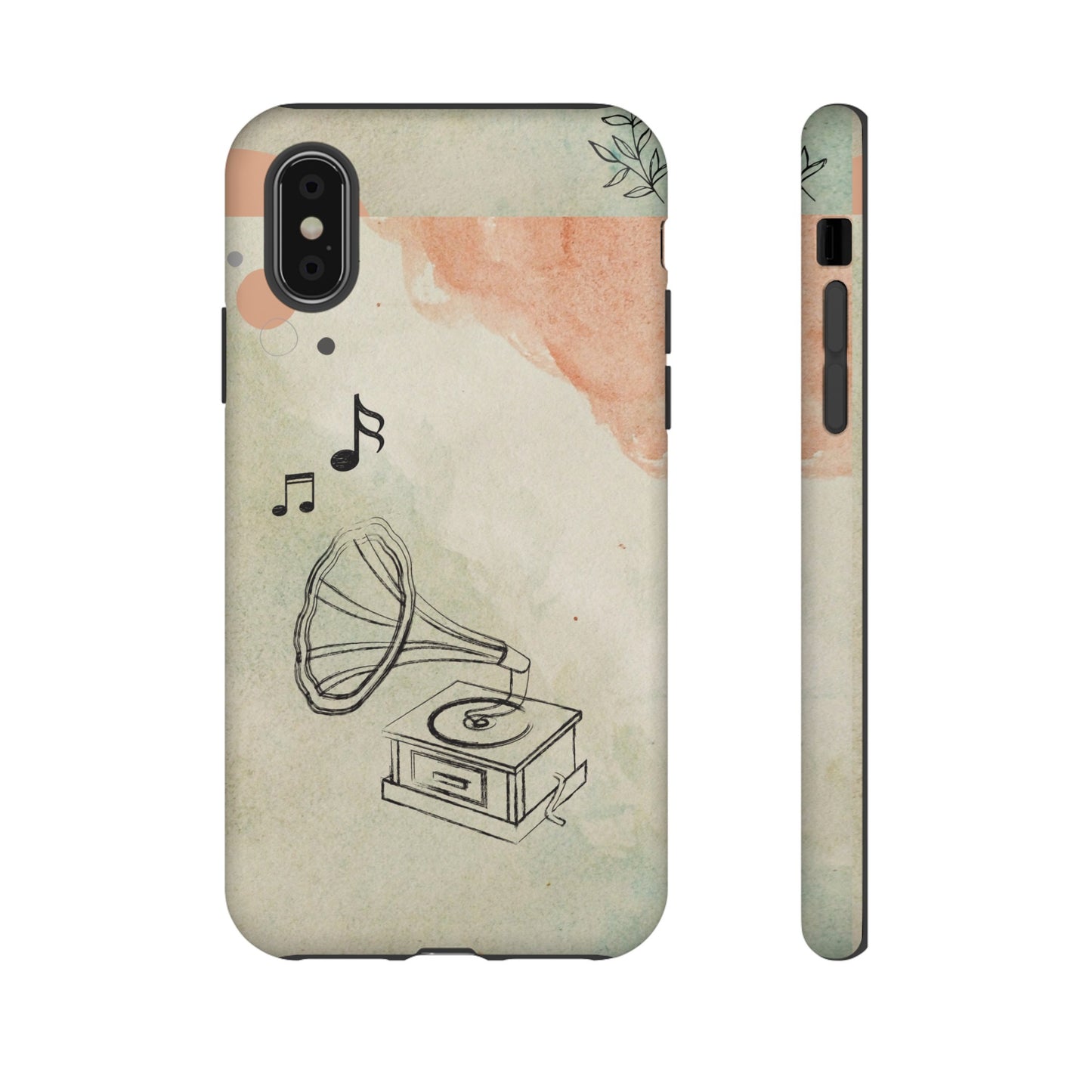 Record Player Wallpaper Phone Case | iPhone 15 Plus/ Pro, 14, 13, 12| Google Pixel 7, Pro, 5| Samsung Galaxy S23 All Major Phone Models