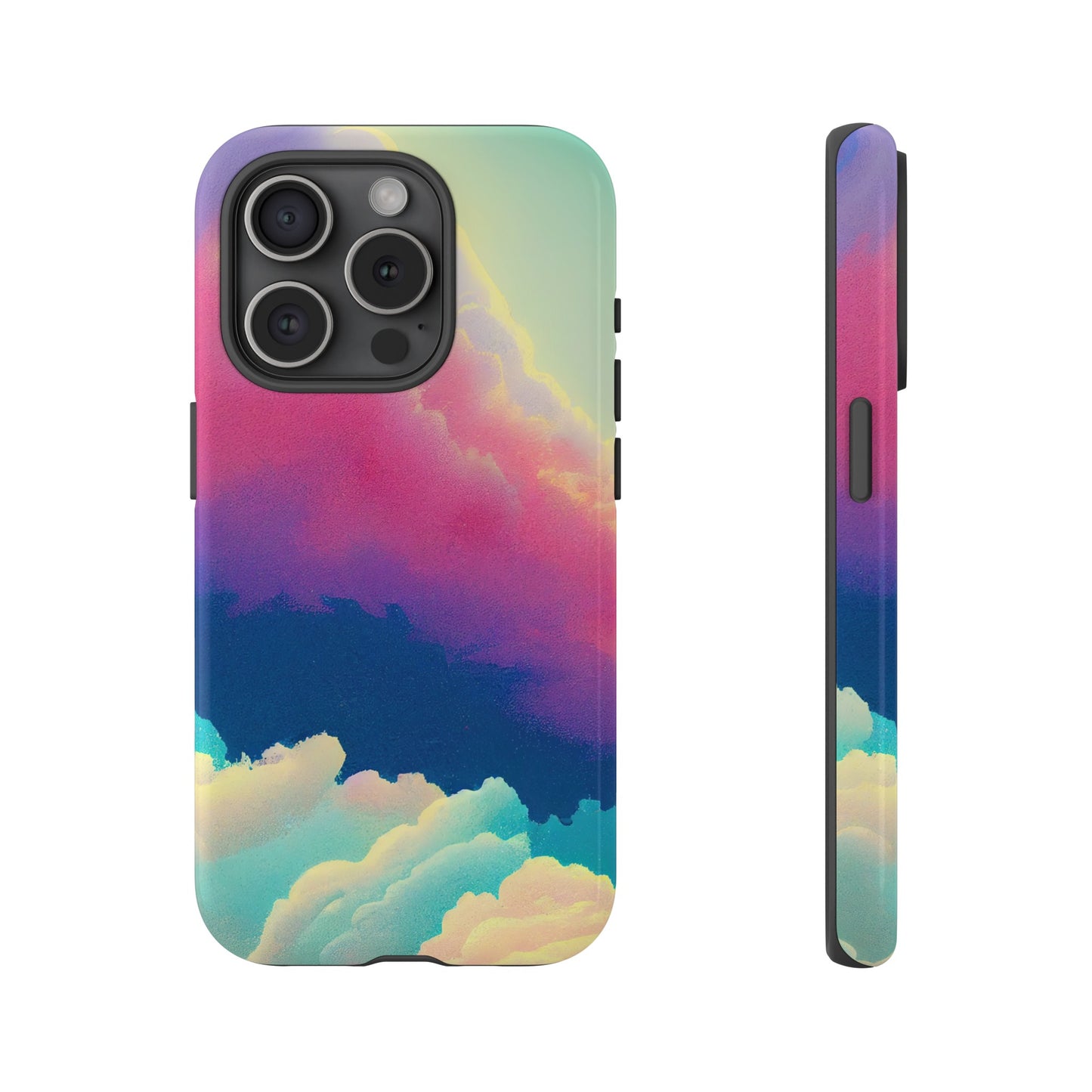 Colourful Clouds Wallpaper Phone Case | iPhone 15 Plus/ Pro, 14, 13, 12| Google Pixel 7, Pro, 5| Samsung Galaxy S23 All Major Phone Models