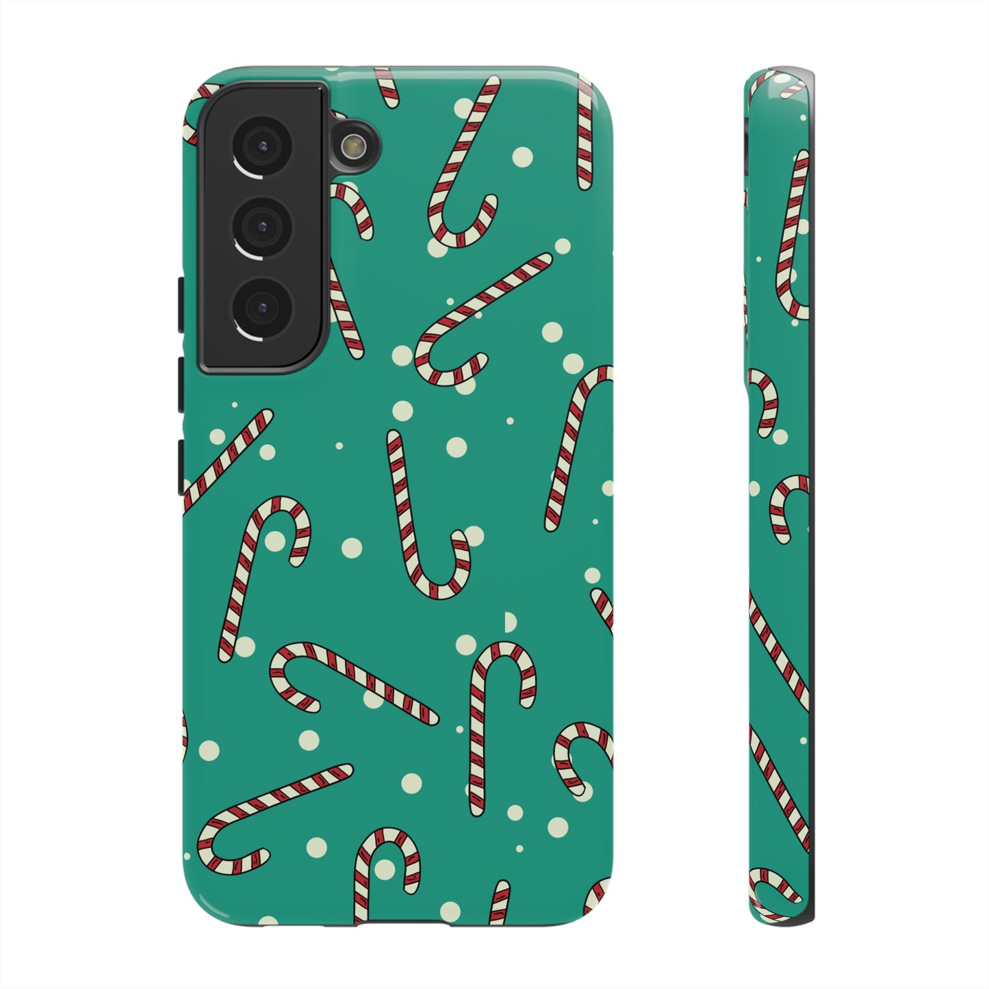 Candycane Wallpaper Phone Case | iPhone 15 Plus/ Pro, 14, 13, 12| Google Pixel 7, Pro, 5| Samsung Galaxy S23 All Major Phone Models