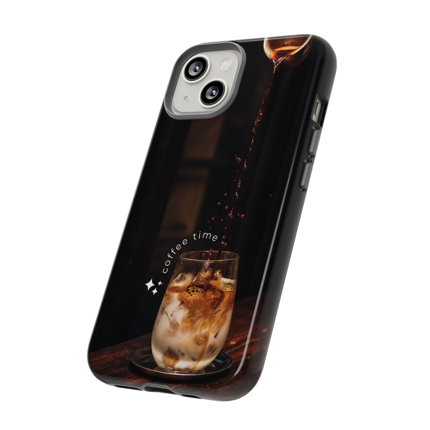 Coffee Time Wallpaper Phone Case | iPhone 15 Plus/ Pro, 14, 13, 12| Google Pixel 7, Pro, 5| Samsung Galaxy S23 All Major Phone Models