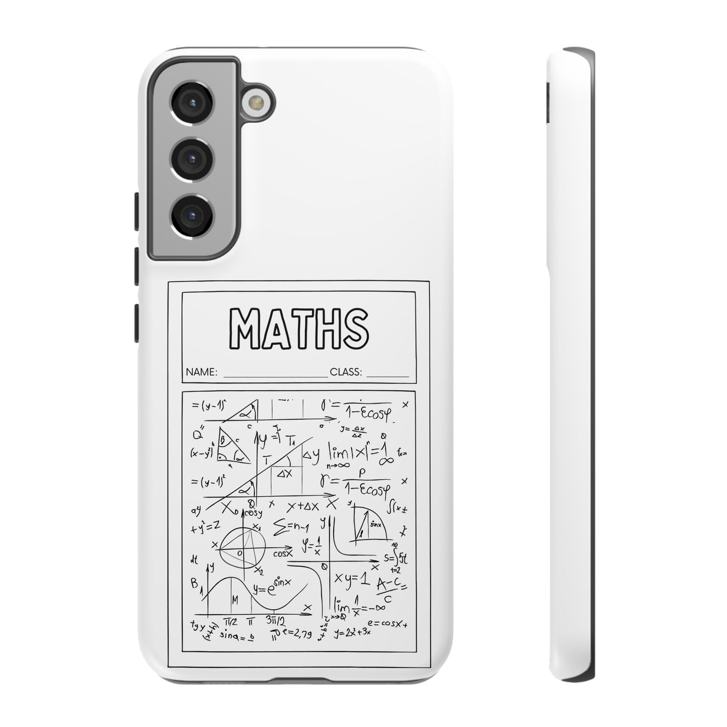 Maths Class Wallpaper Phone Case | iPhone 15 Plus/ Pro, 14, 13, 12| Google Pixel 7, Pro, 5| Samsung Galaxy S23 All Major Phone Models