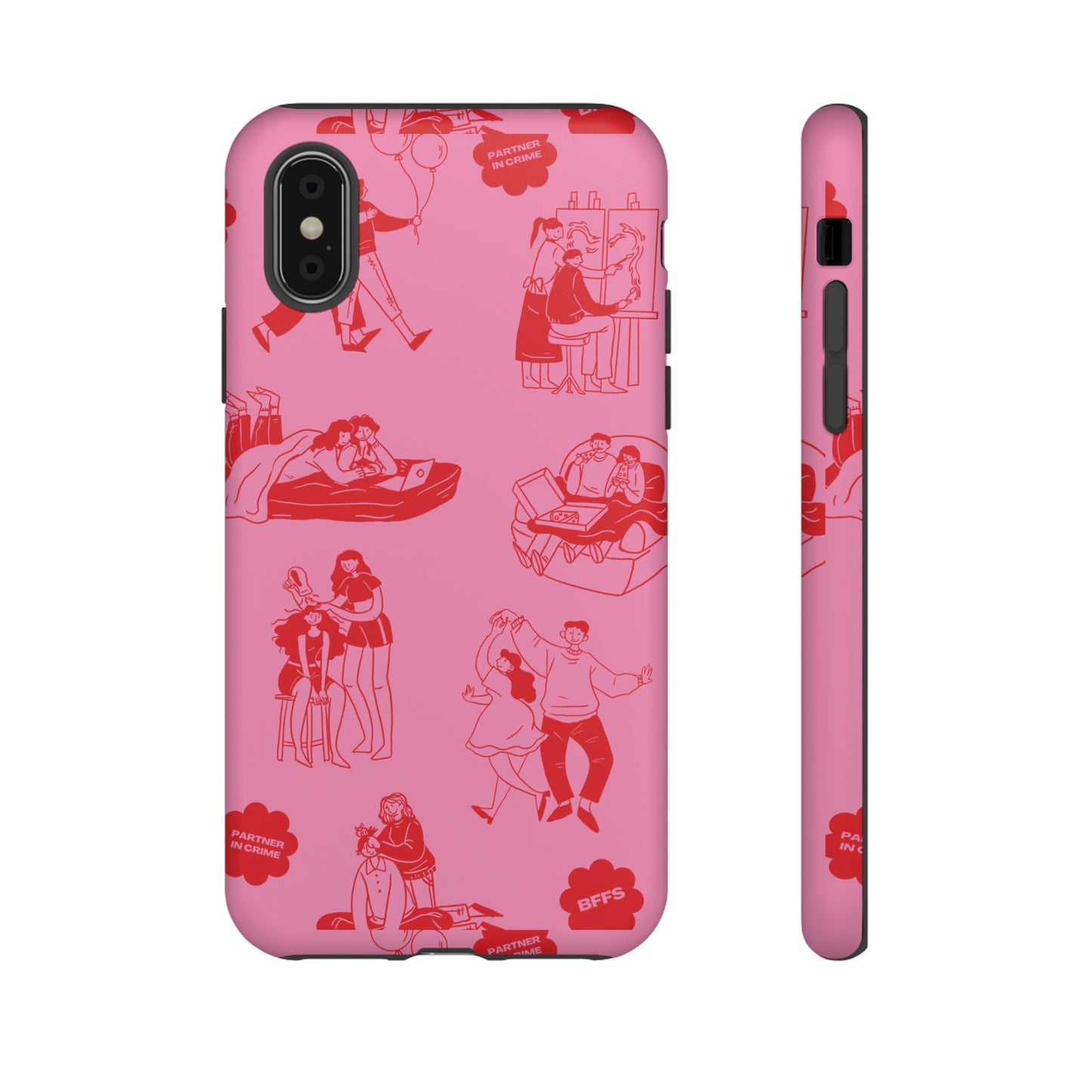 Pink Valentine's Day Wallpaper Phone Case | iPhone 15 Plus/ Pro, 14, 13, 12| Google Pixel 7, Pro, 5| Samsung Galaxy S23 All Major Phone Models