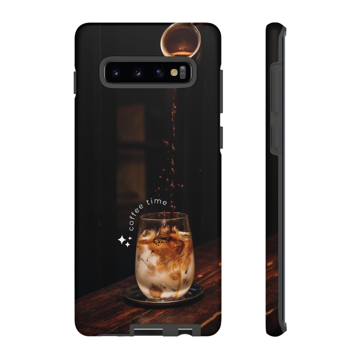 Coffee Time Wallpaper Phone Case | iPhone 15 Plus/ Pro, 14, 13, 12| Google Pixel 7, Pro, 5| Samsung Galaxy S23 All Major Phone Models