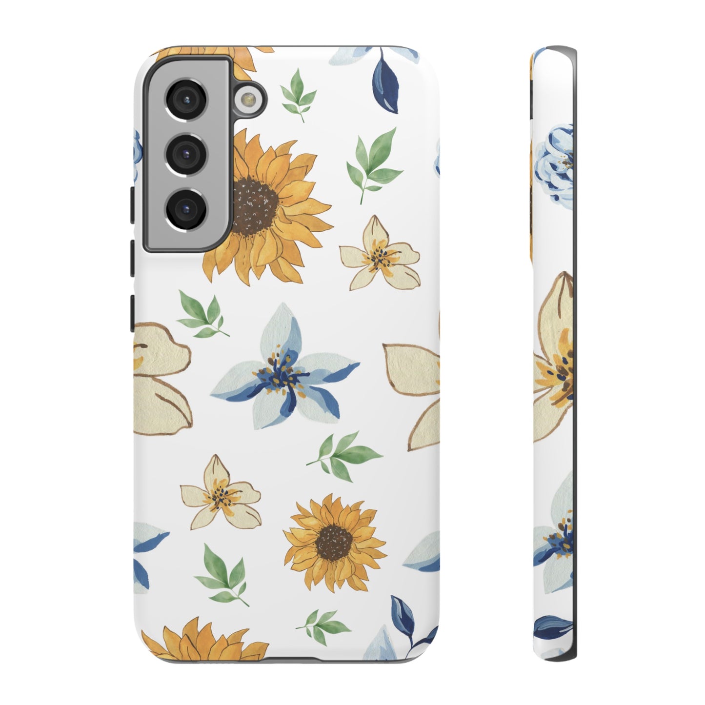 Beautiful Watercolour Flower Wallpaper Phone Case | iPhone 15 Plus/ Pro, 14, 13, 12| Google Pixel 7, Pro, 5| Samsung Galaxy S23 All Major Phone Models