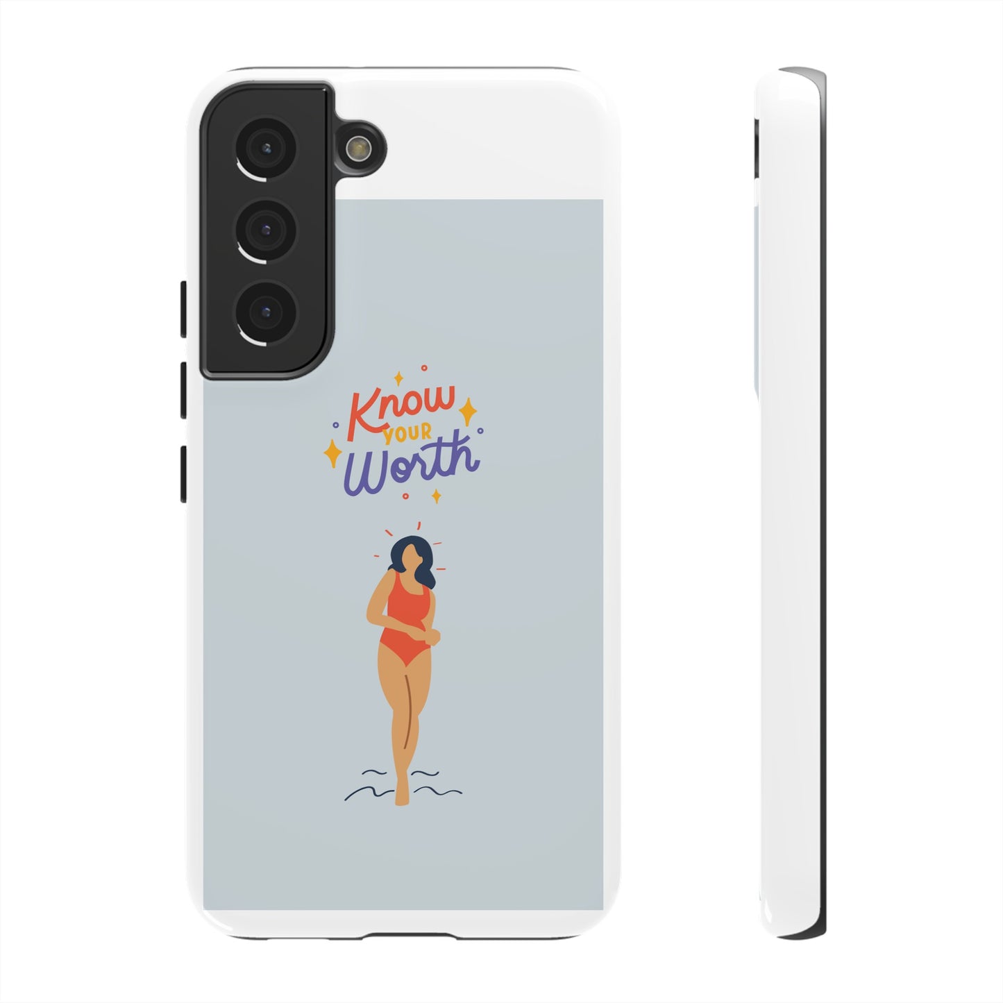 Know Your Worth Phone Case | iPhone 15 Plus/ Pro, 14, 13, 12| Google Pixel 7, Pro, 5| Samsung Galaxy S23 All Major Phone Models