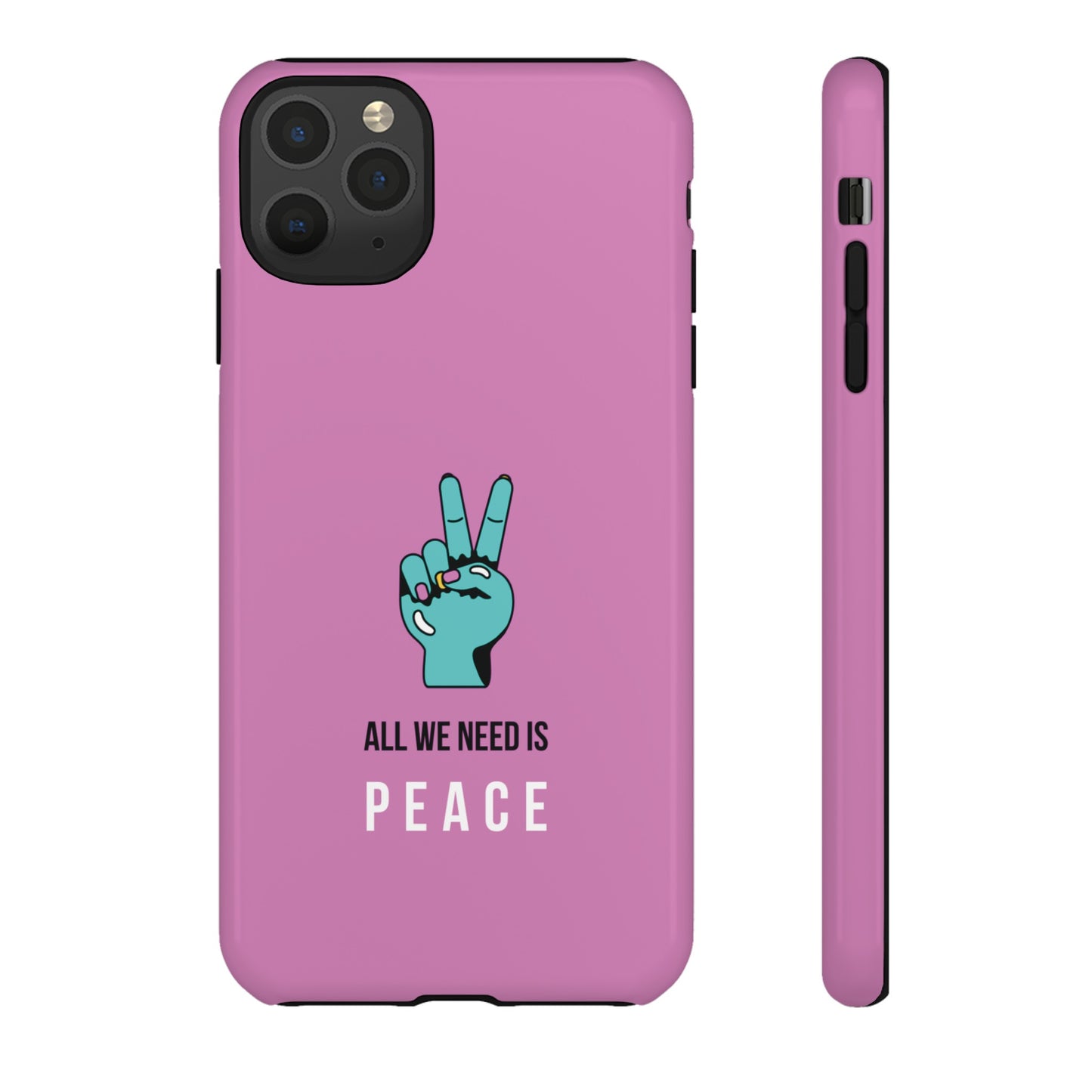 All We Need Is Peace Wallpaper Phone Case | iPhone 15 Plus/ Pro, 14, 13, 12| Google Pixel 7, Pro, 5| Samsung Galaxy S23 All Major Phone Models